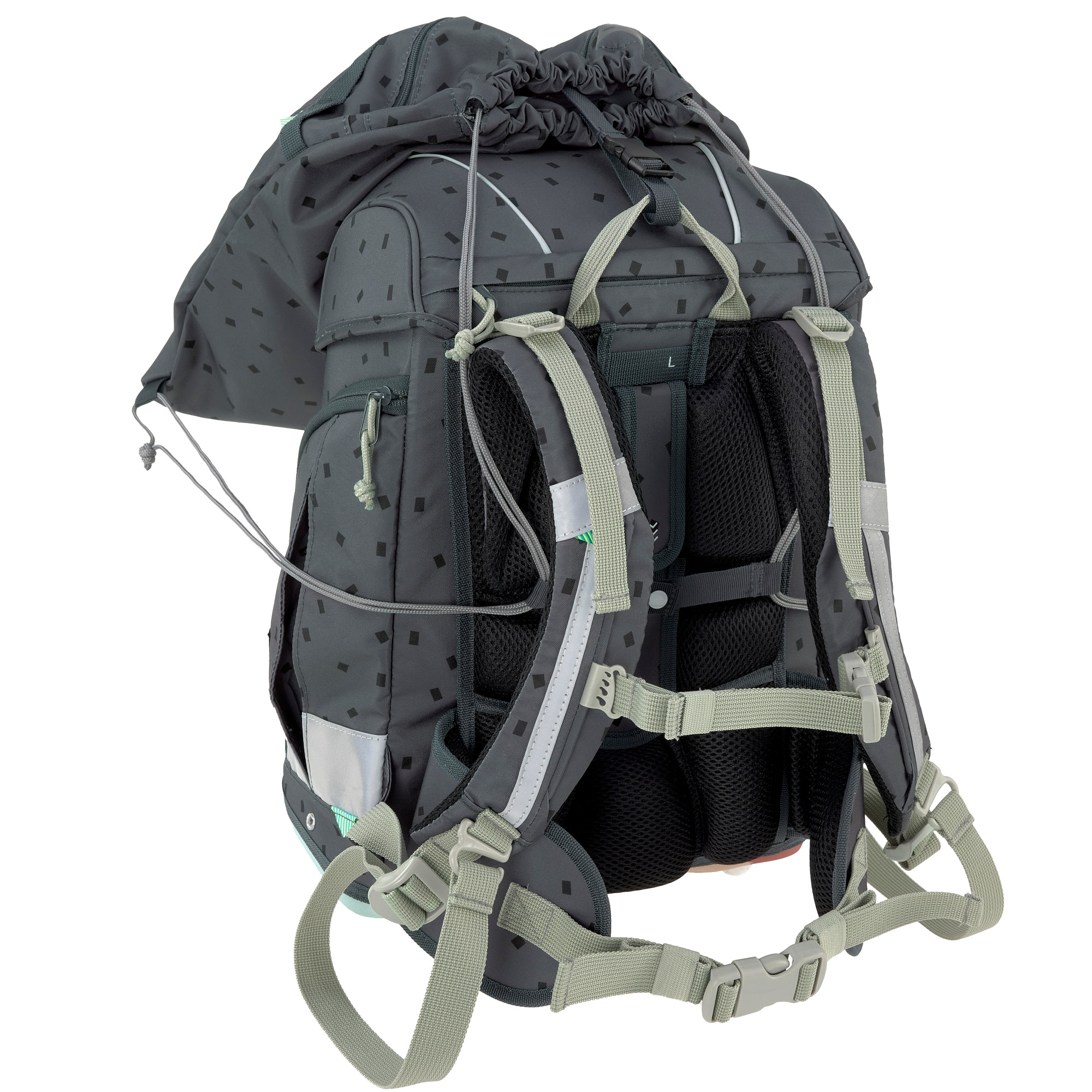 Lässig School Set Boxy Unique Speckles anthracite - 21
