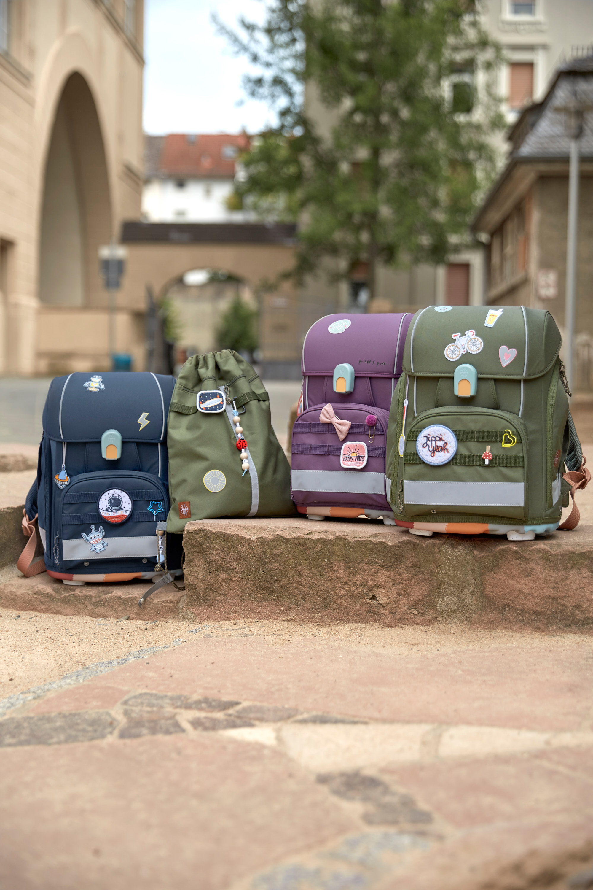 Lässig School Set Boxy Unique olive - 24