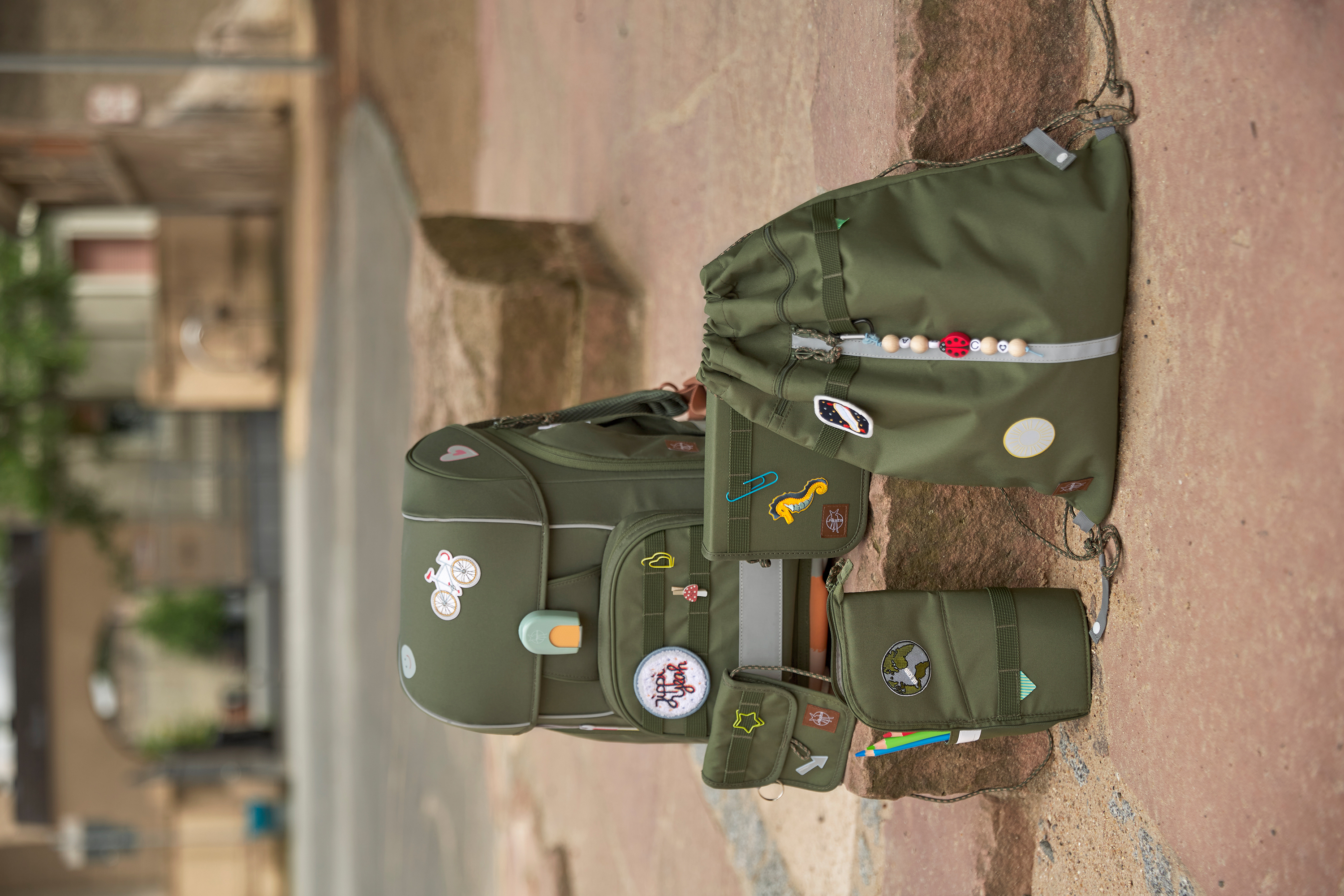Lässig School Set Boxy Unique olive - 16