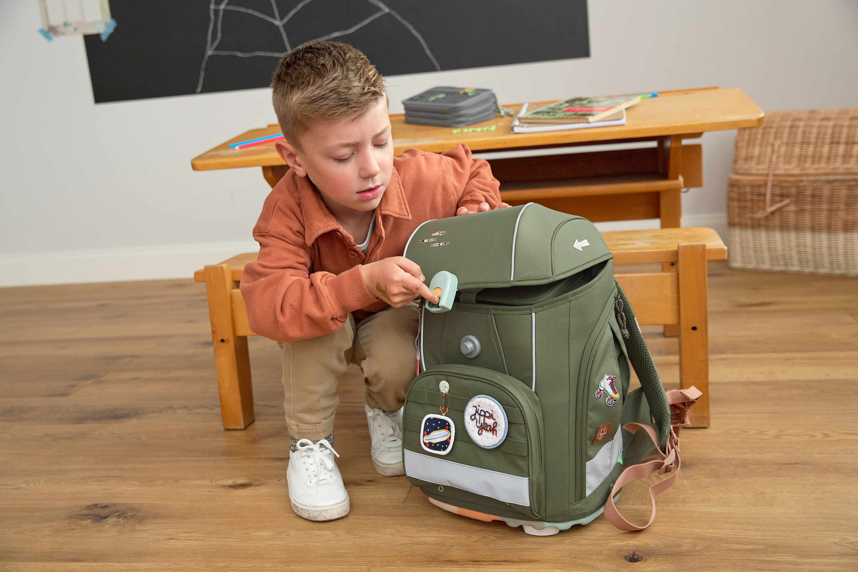 Lässig School Set Boxy Unique olive - 21