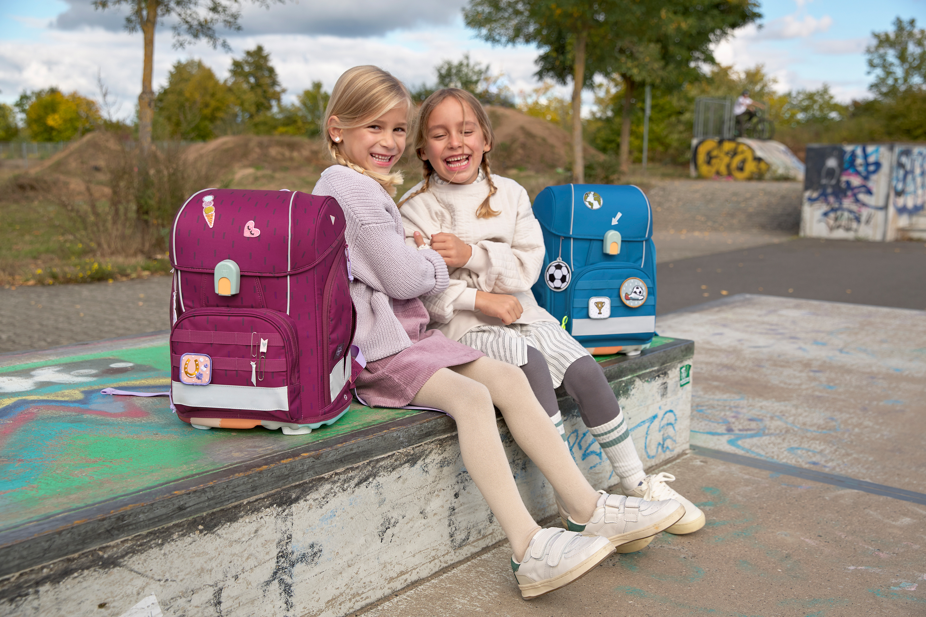 Lässig School Set Boxy Unique Speckles berry - 18