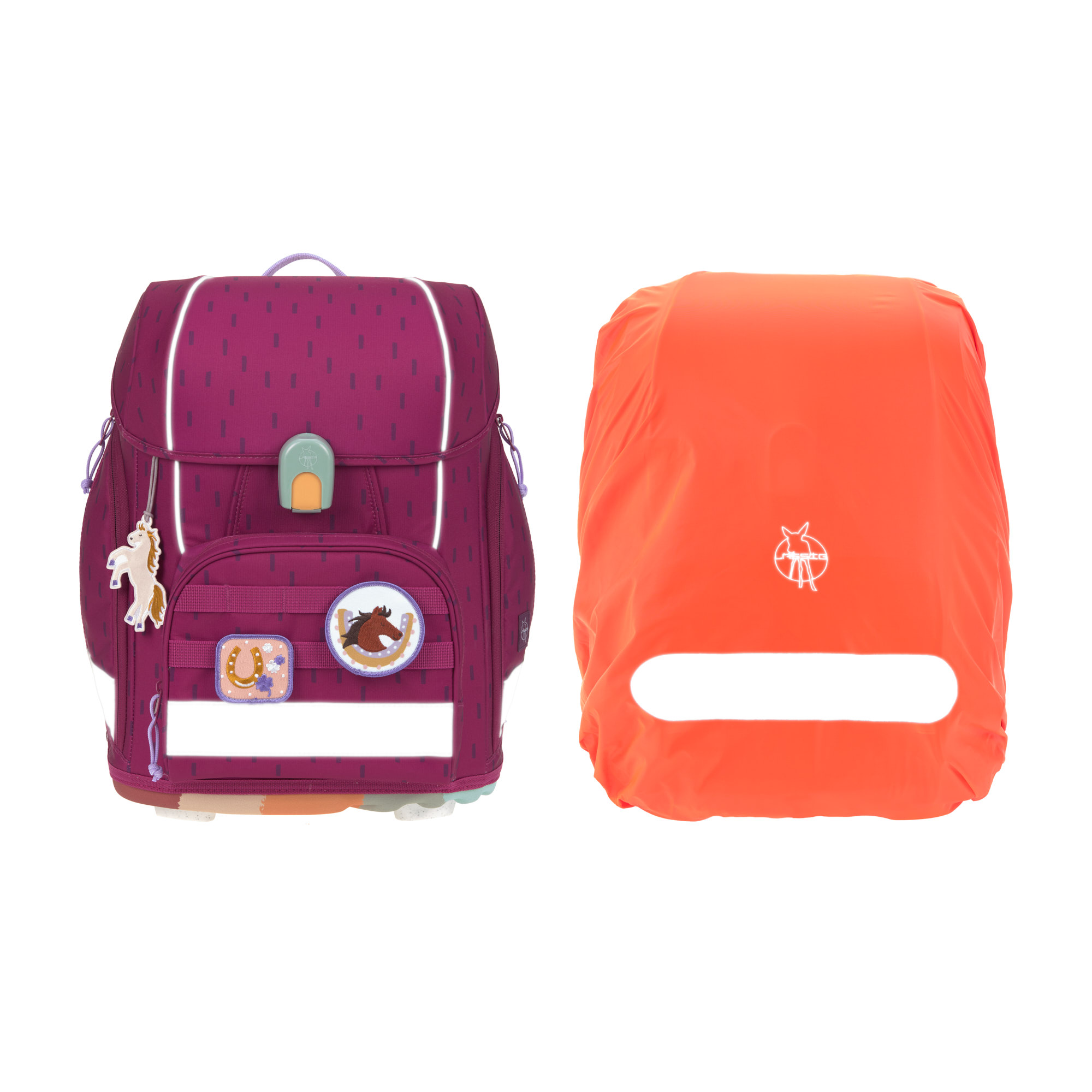 Lässig School Set Boxy Unique Speckles berry - 12