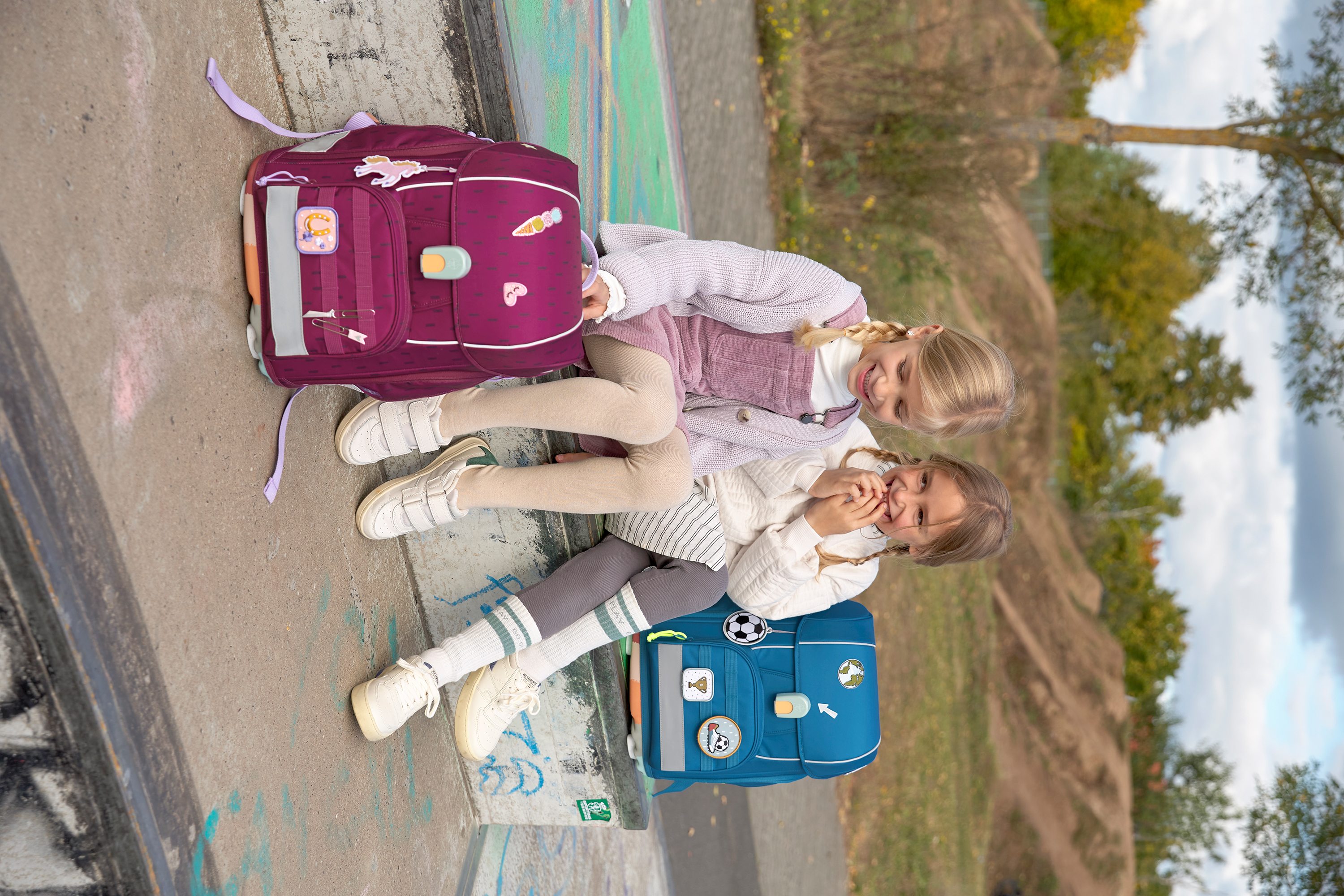Lässig School Set Boxy Unique Speckles berry - 19