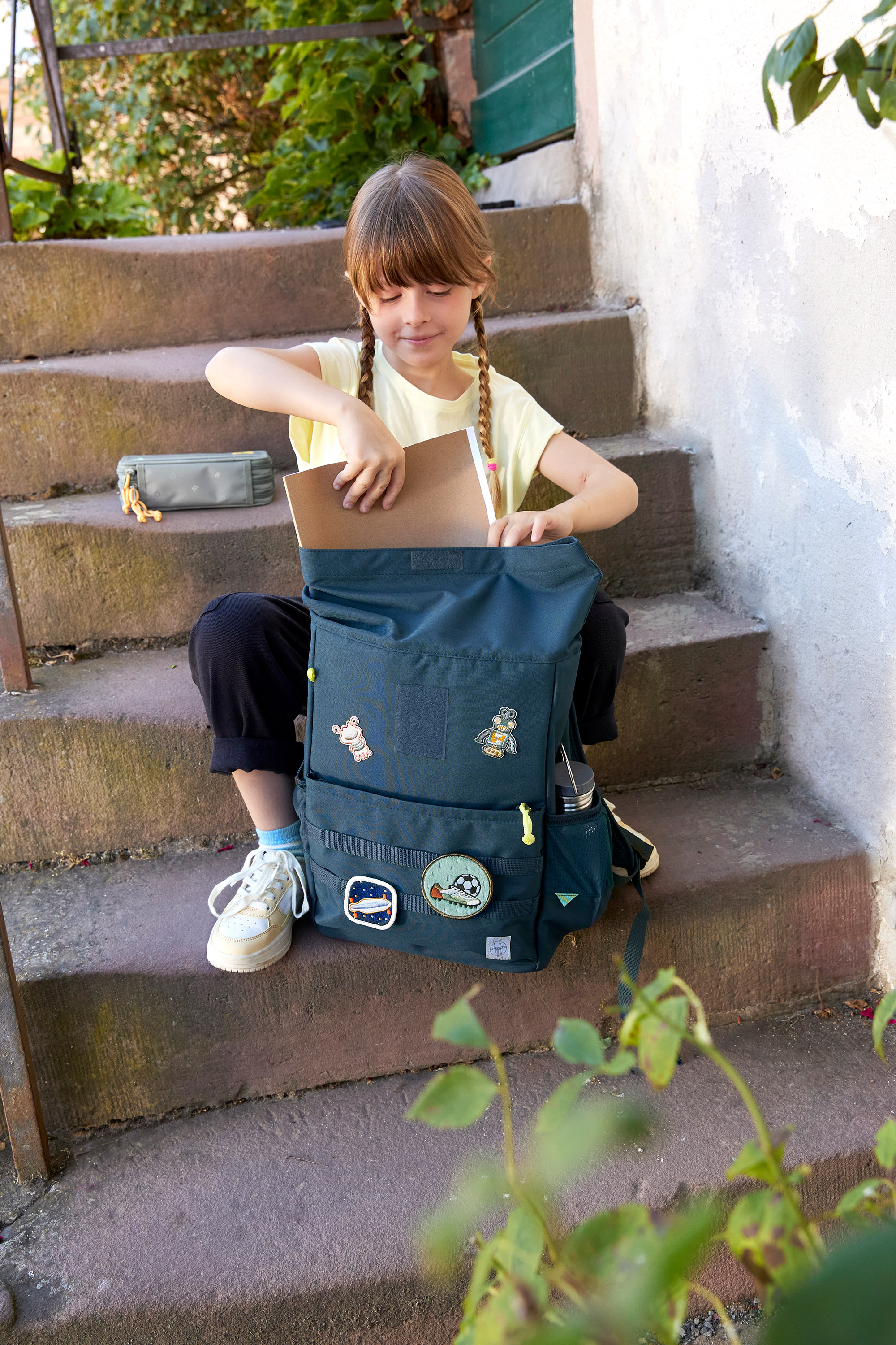 Lässig Medium Rolltop Backpack navy - 17