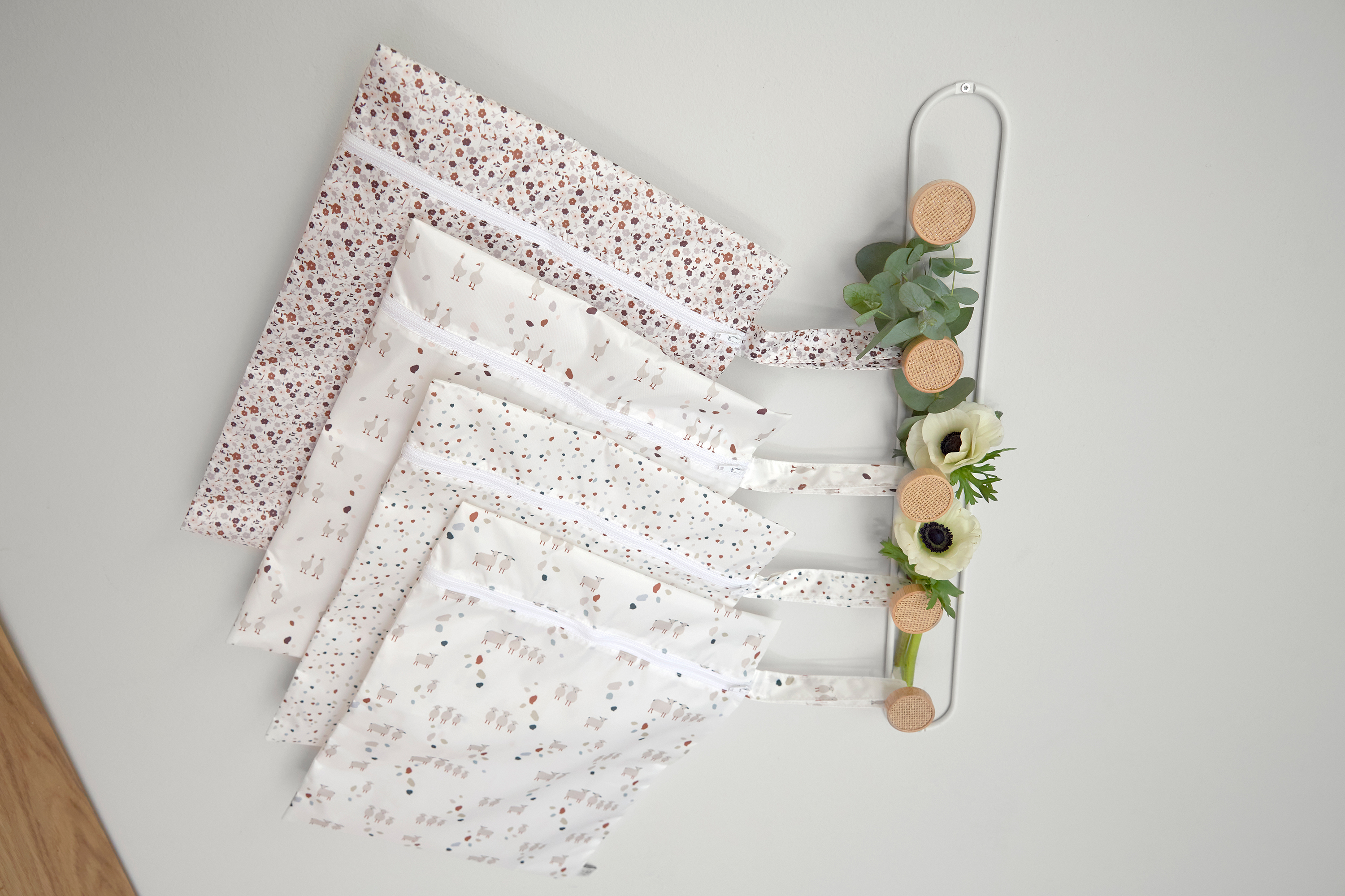 Lässig Wet Bag 2 pcs Tiny Farmer Dots/Sheep - 4