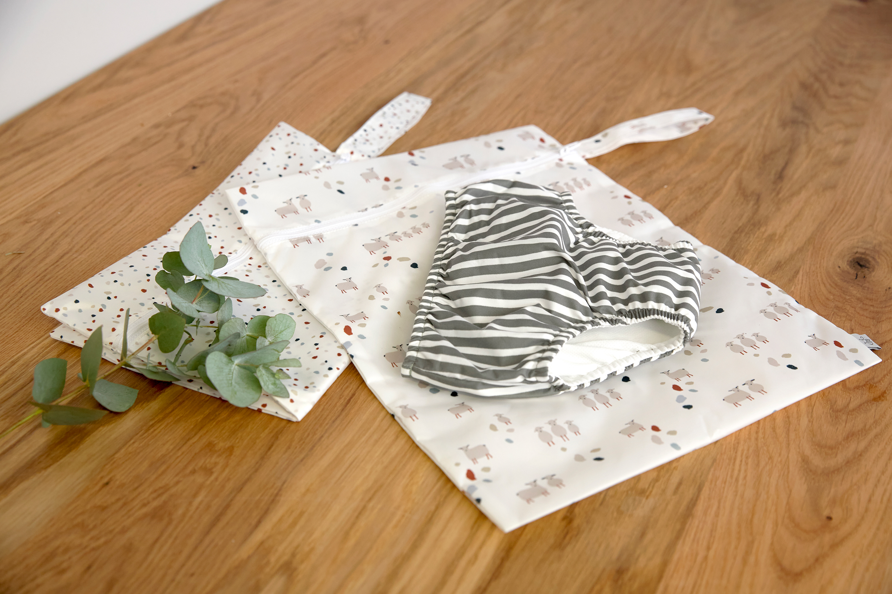 Lässig Wet Bag 2 pcs Tiny Farmer Dots/Sheep - 7