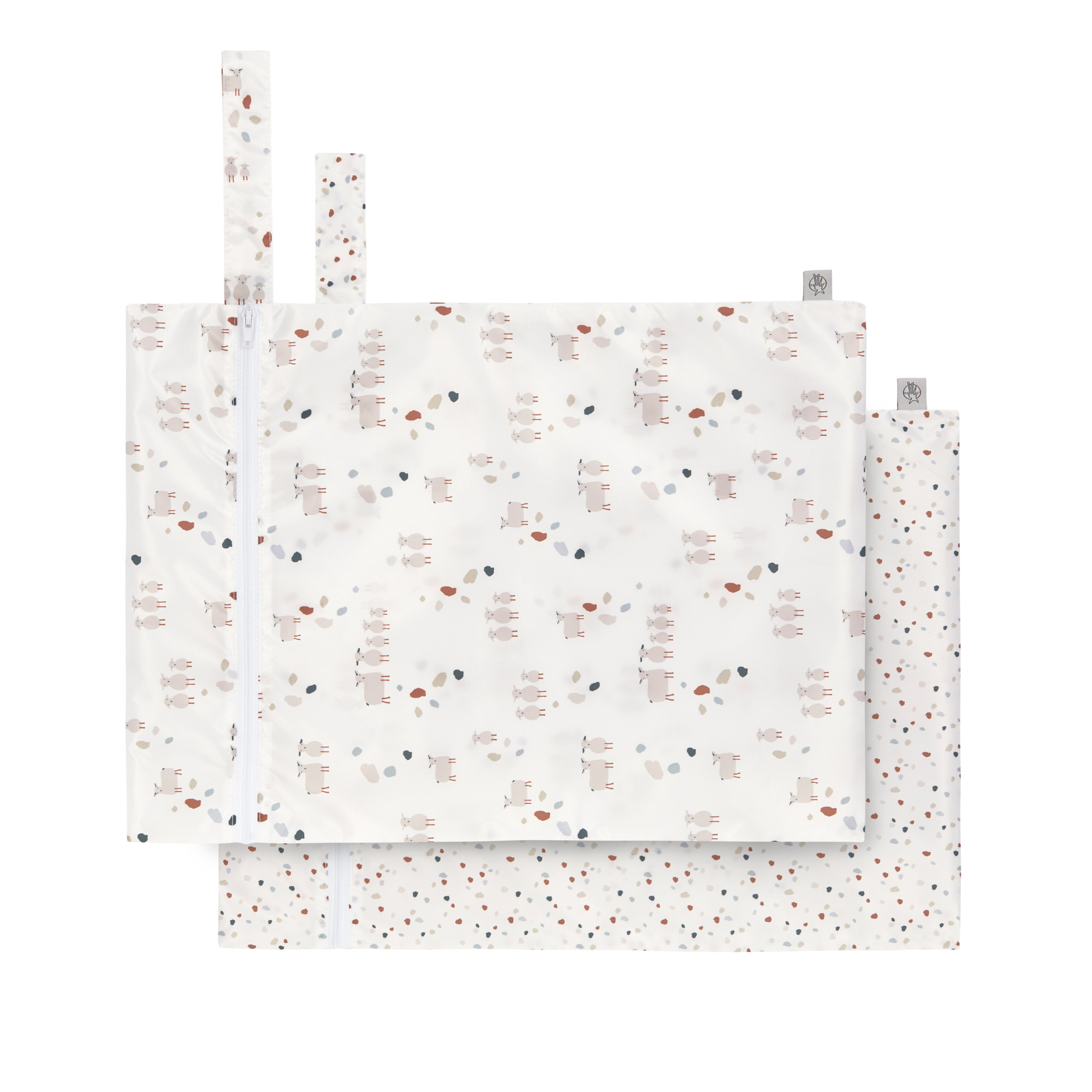 Lässig Wet Bag 2 pcs Tiny Farmer Dots/Sheep
