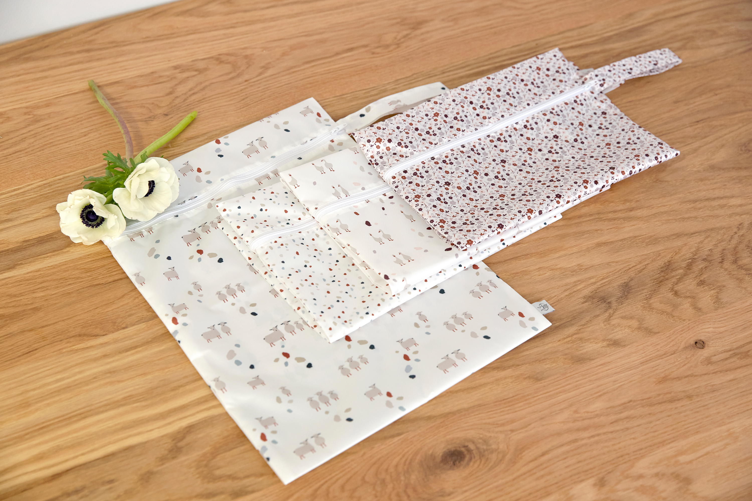 Lässig Wet Bag 2 pcs Tiny Farmer Dots/Sheep - 5