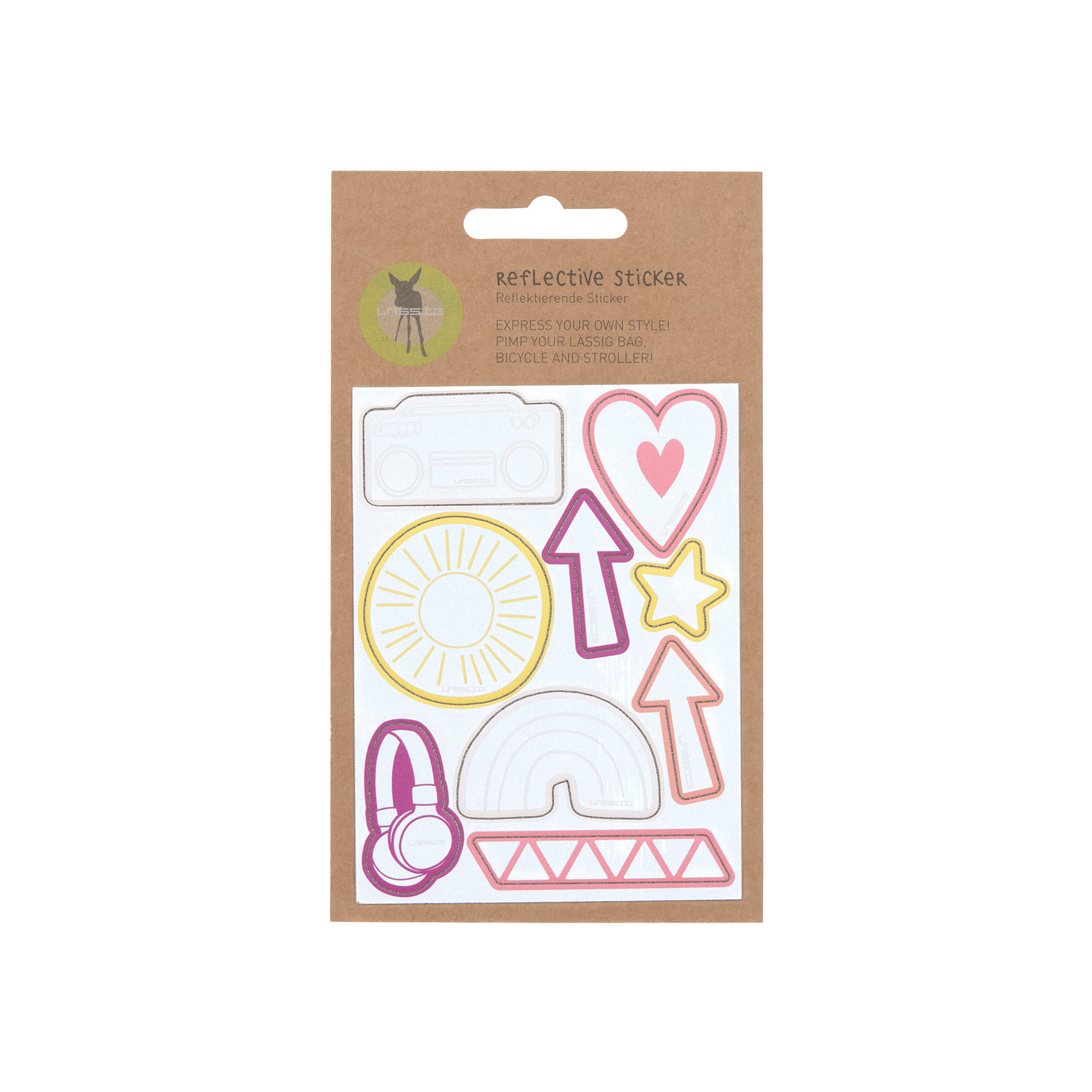 Lässig Reflective Sticker Rainbow