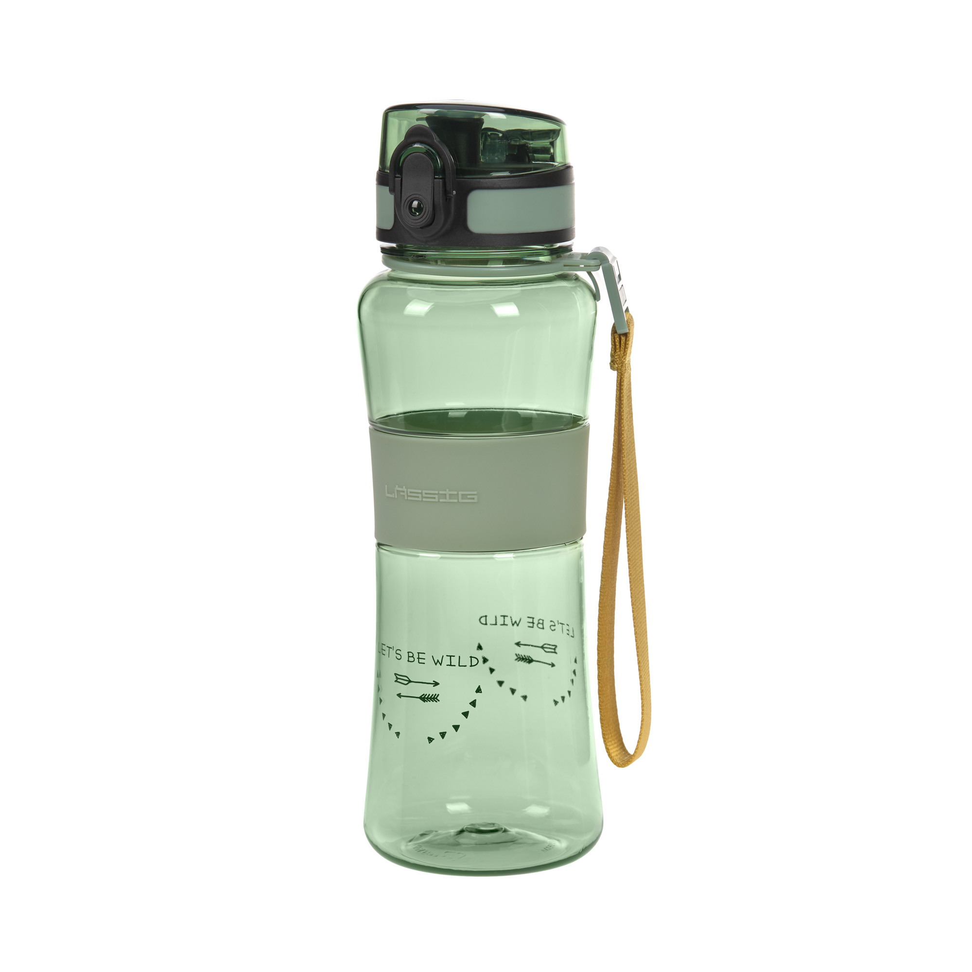 Lässig Drinking Bottle Adventure olive with sport lid
