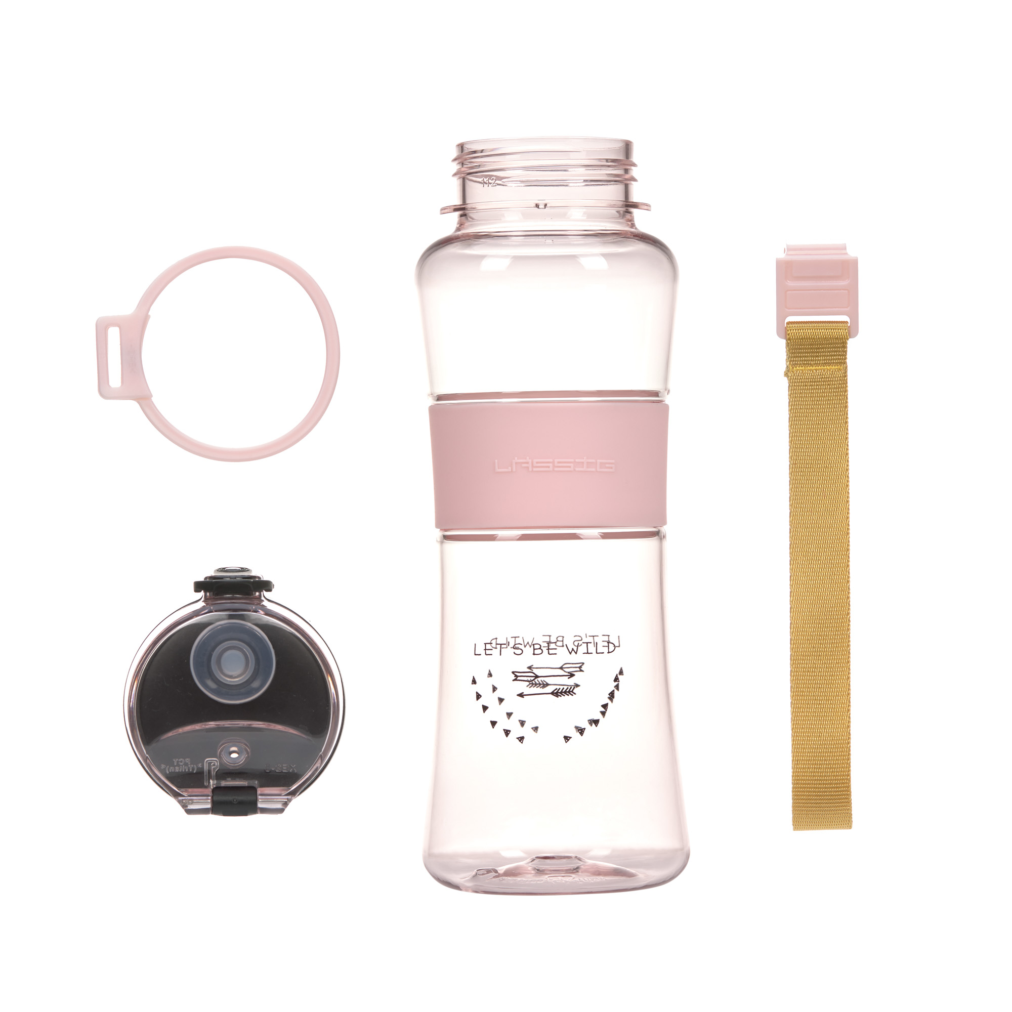 Lässig Drinking Bottle Adventure rose with sport lid - 3