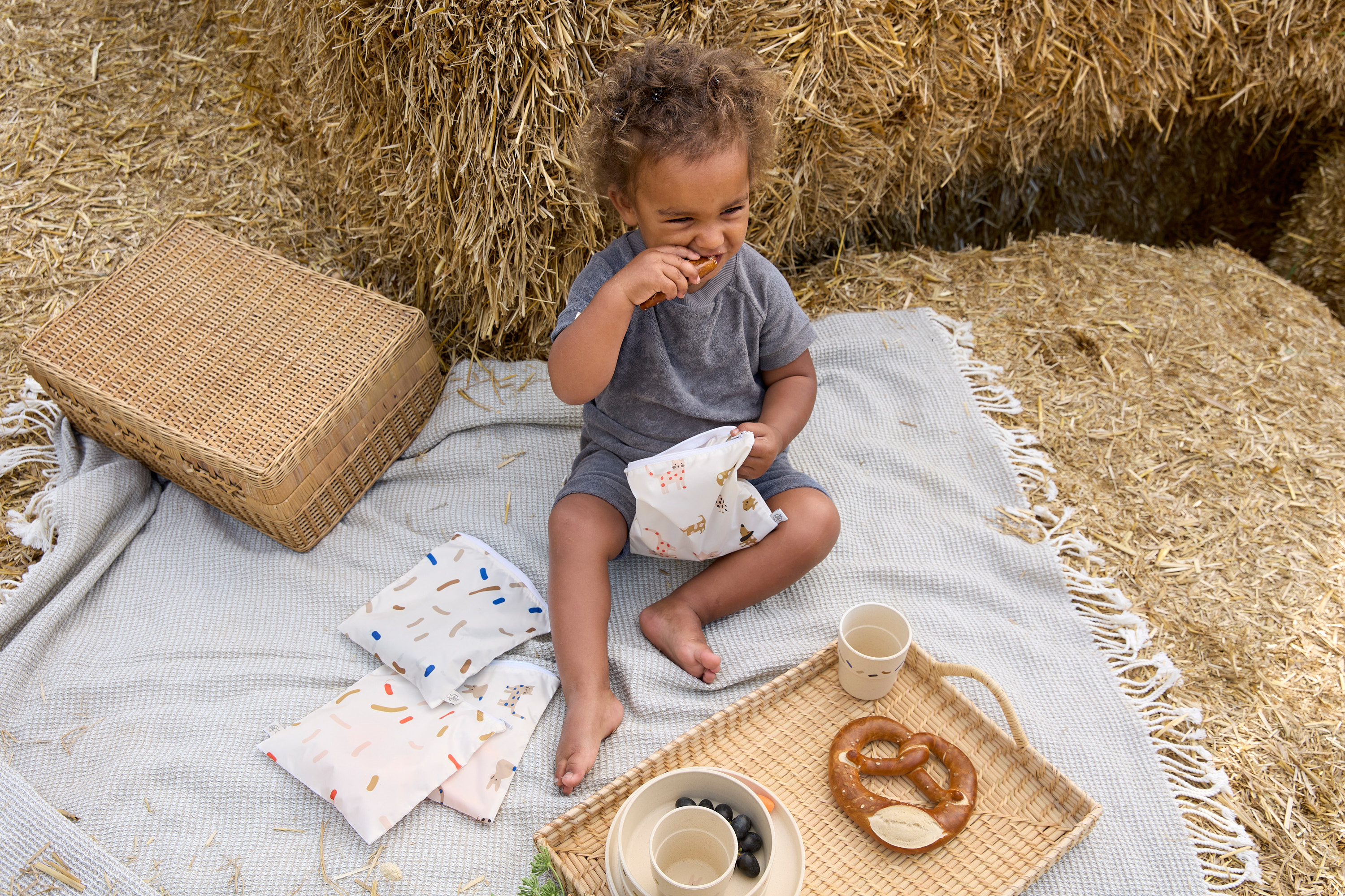 Lässig Snack Bag 2 pcs Little Mateys royal blue - 2