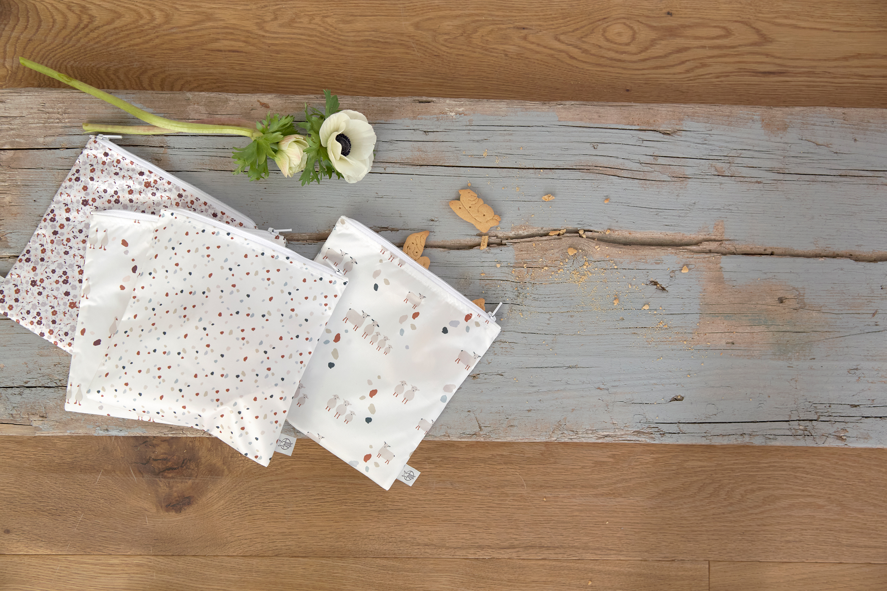 Lässig Snack Bag 2 pcs Tiny Farmer Dots/Sheep - 2