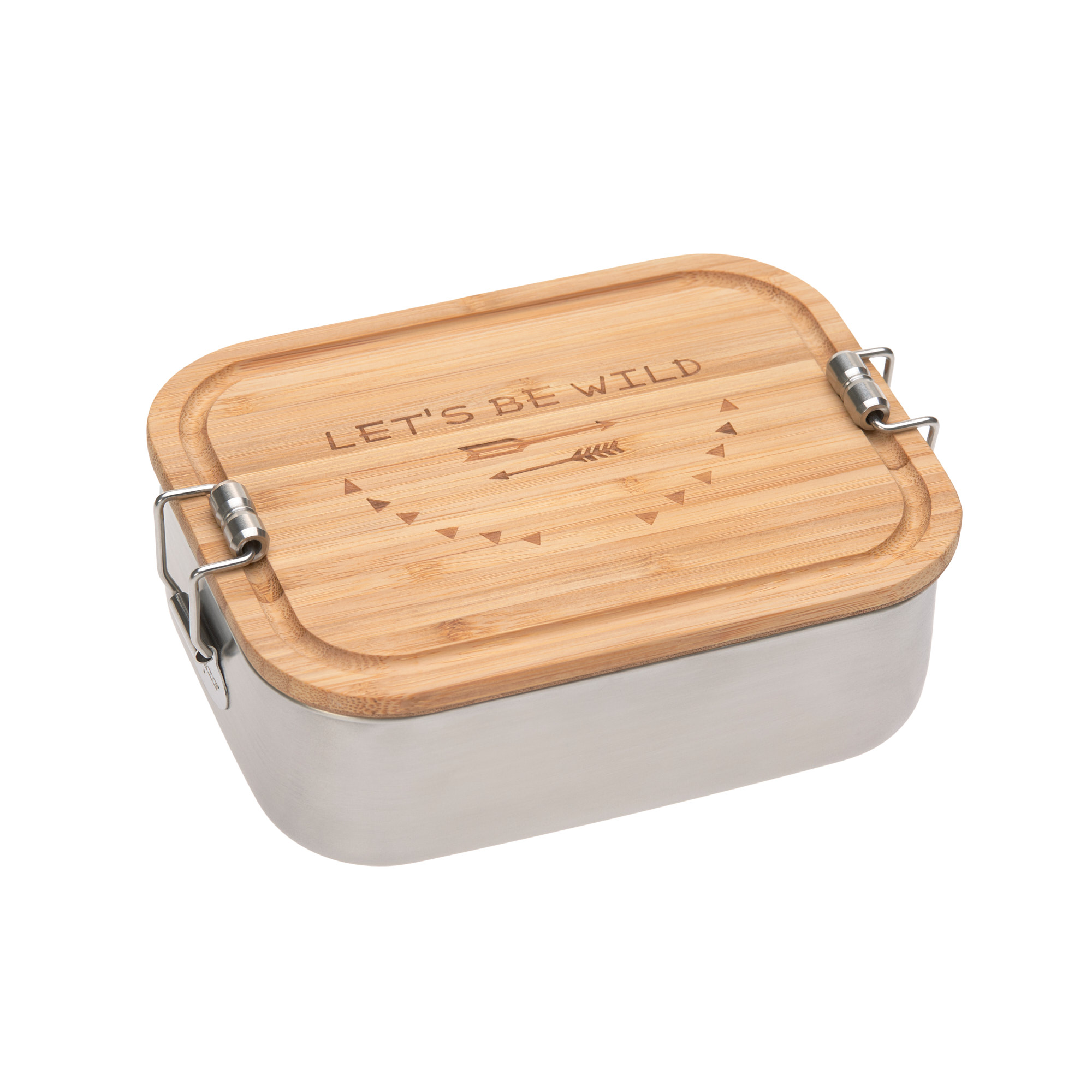 Lässig Lunchbox Stainless Steel Bamboo Adventure