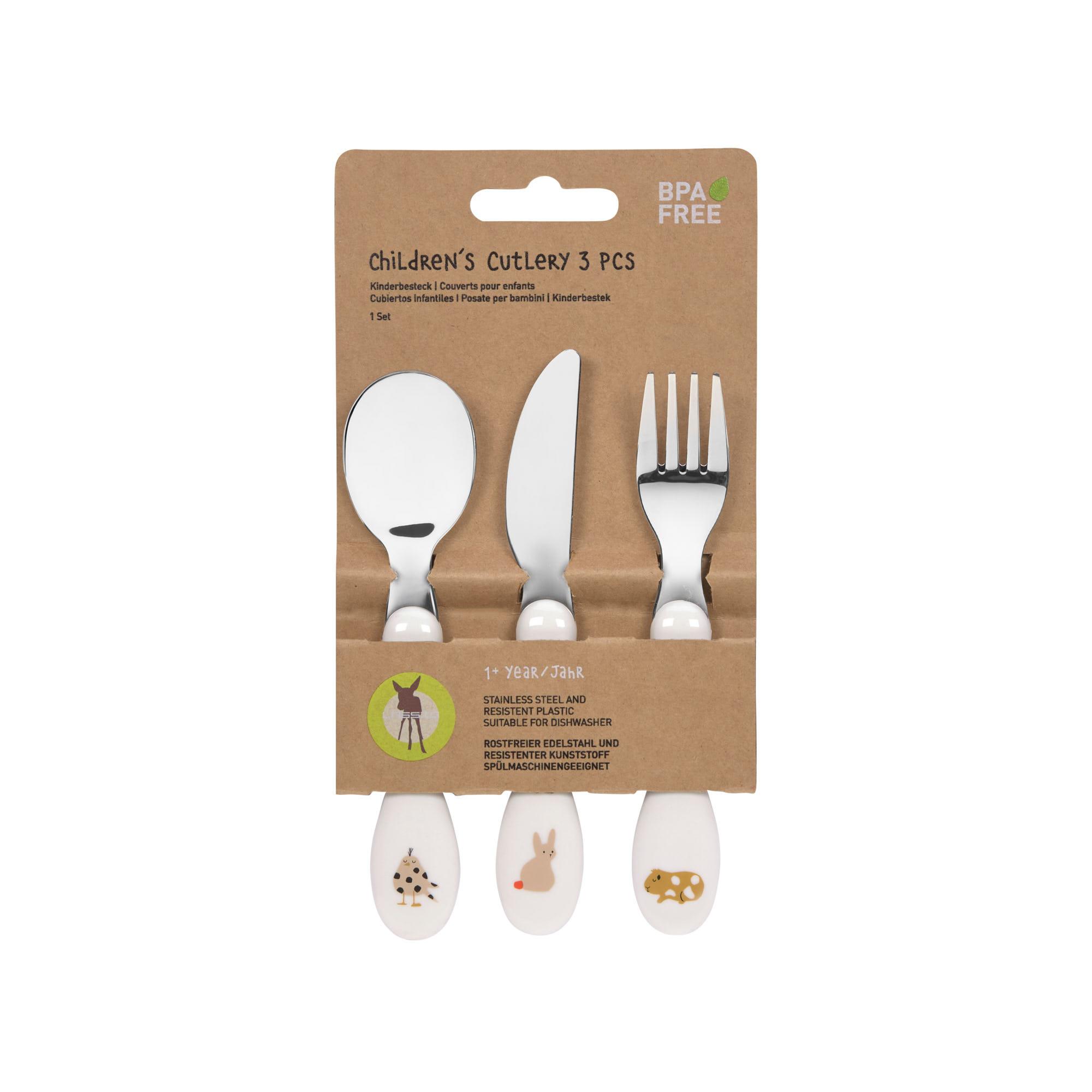 Lässig Cutlery 3 pcs Little Mateys spicy orange - 3