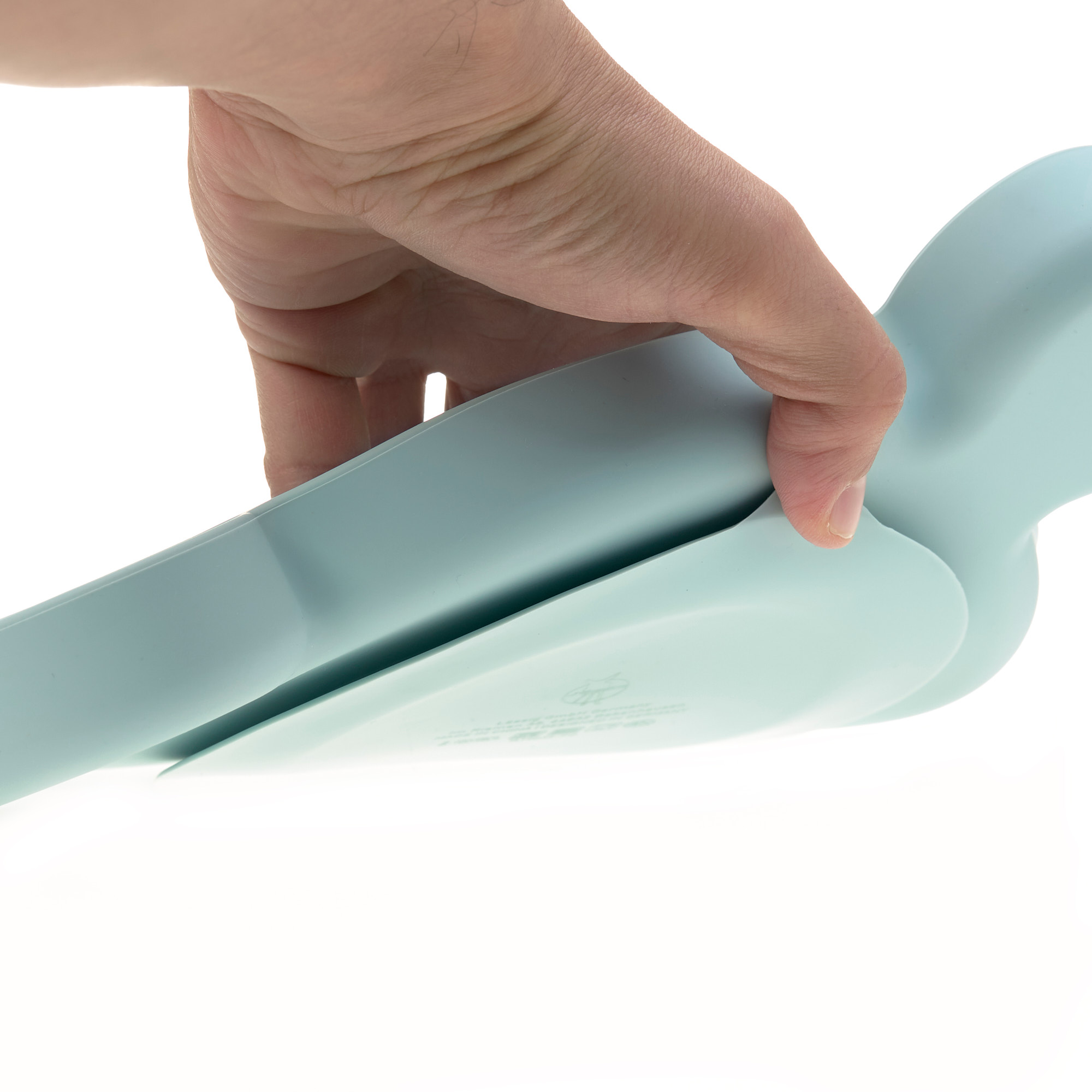 Lässig Section Plate Silicone Little Chums Mouse blue - 6