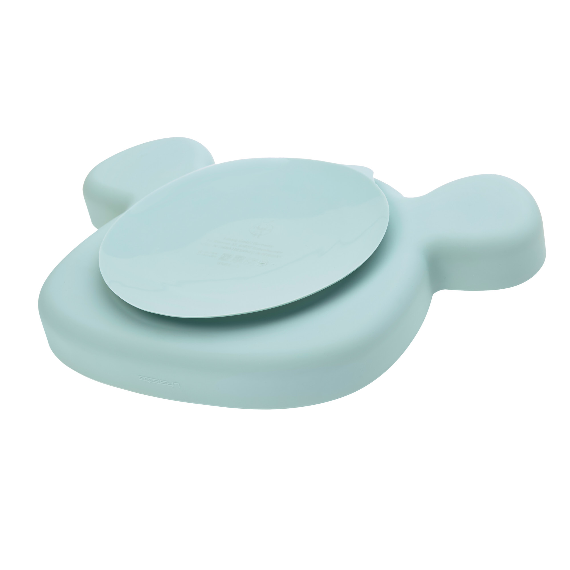 Lässig Section Plate Silicone Little Chums Mouse blue - 5