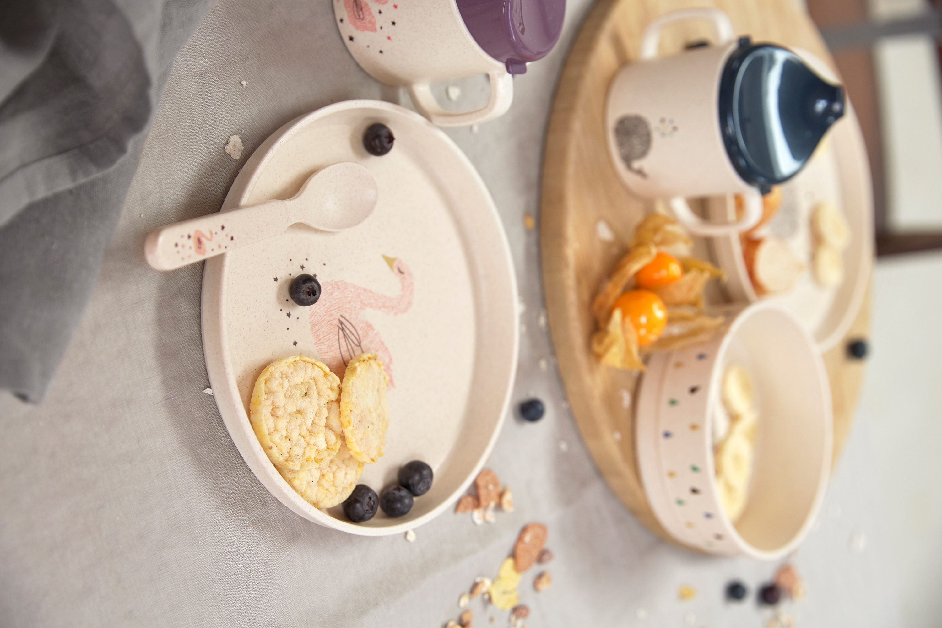 Lässig Spoon Set PP/Cellulose Label Little Water Swan - 2