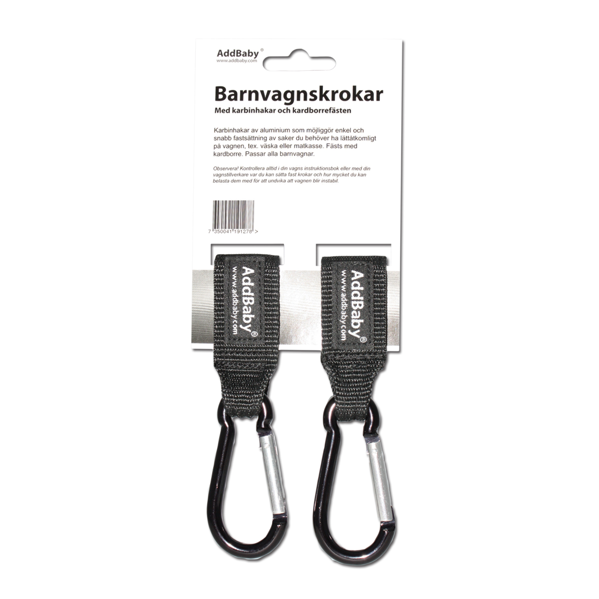 Stroller hooks