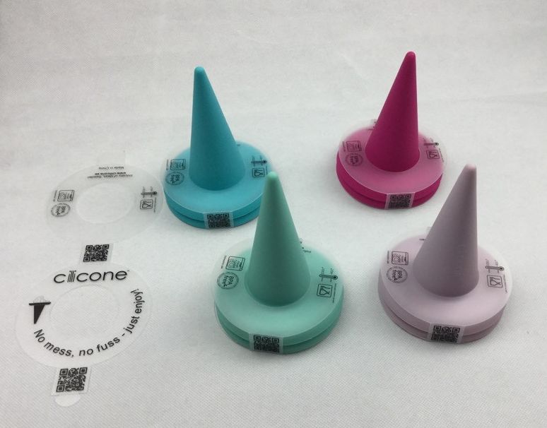 Cillicone Ice cream cone Light Pink - 4