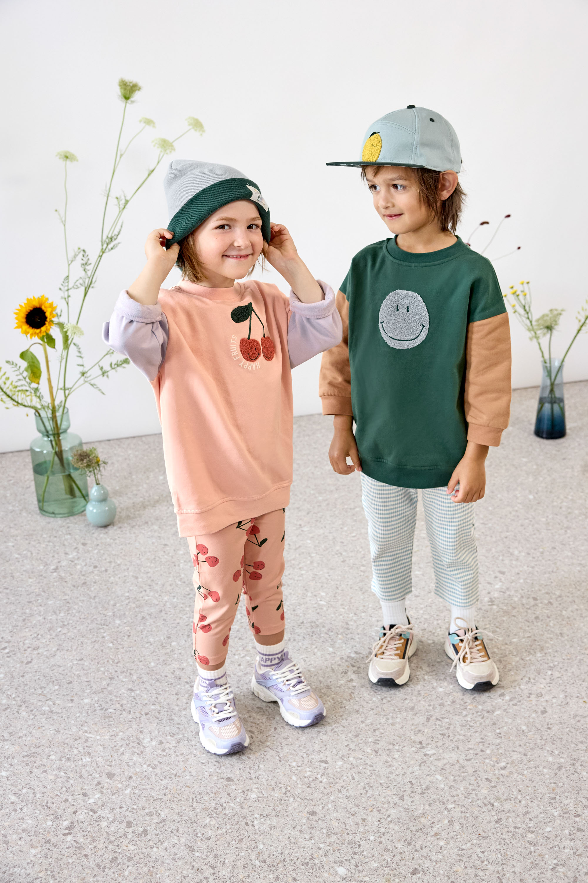 Lässig Kids Sweater GOTS Cherry peach, 2-4 years