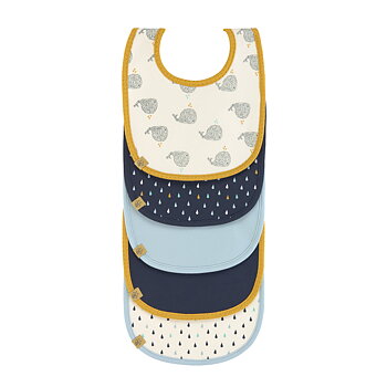 Lässig Value Pack Bib 5 pcs assorted Little Water Whale