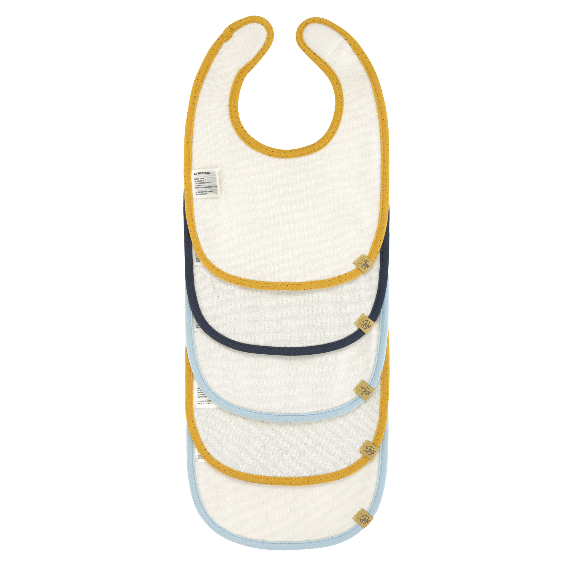 Lässig Value Pack Bib 5 pcs assorted Little Water Whale - 2