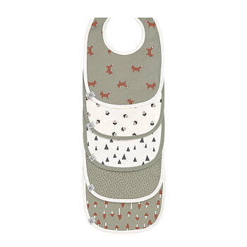 Lässig Value Pack Bib 5 pcs assorted Little Forest Fox