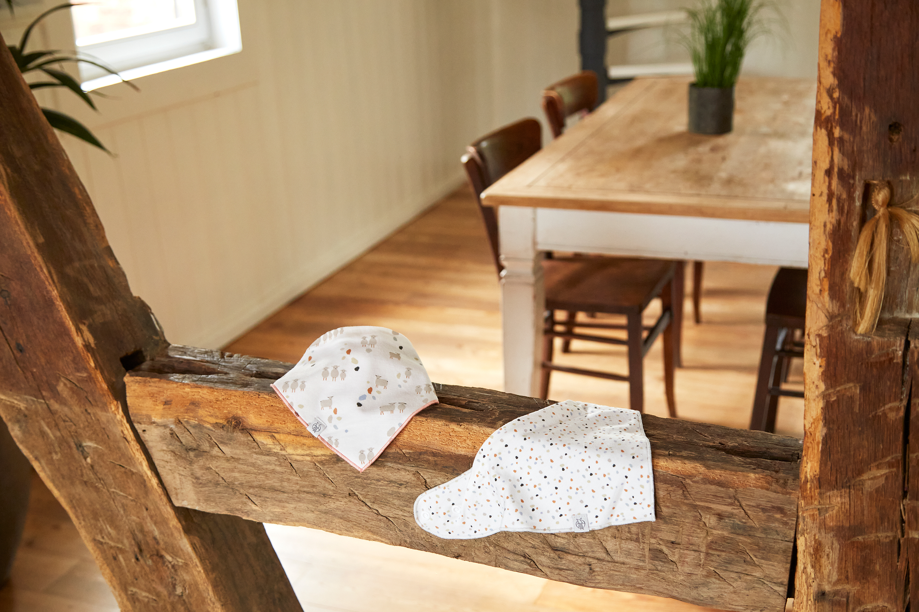 Lässig Bandana/cowl-neck 2 pcs assorted Tiny Farmer Sheep blue - 3