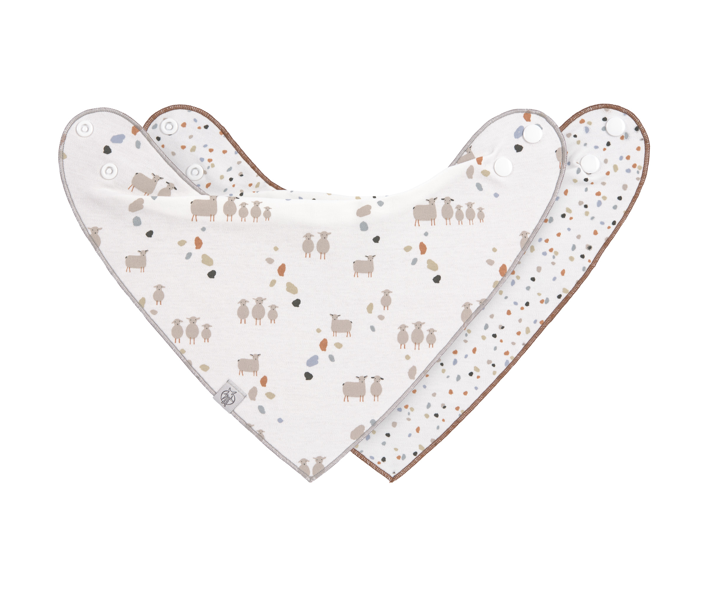 Lässig Bandana/cowl-neck 2 pcs assorted Tiny Farmer Sheep blue