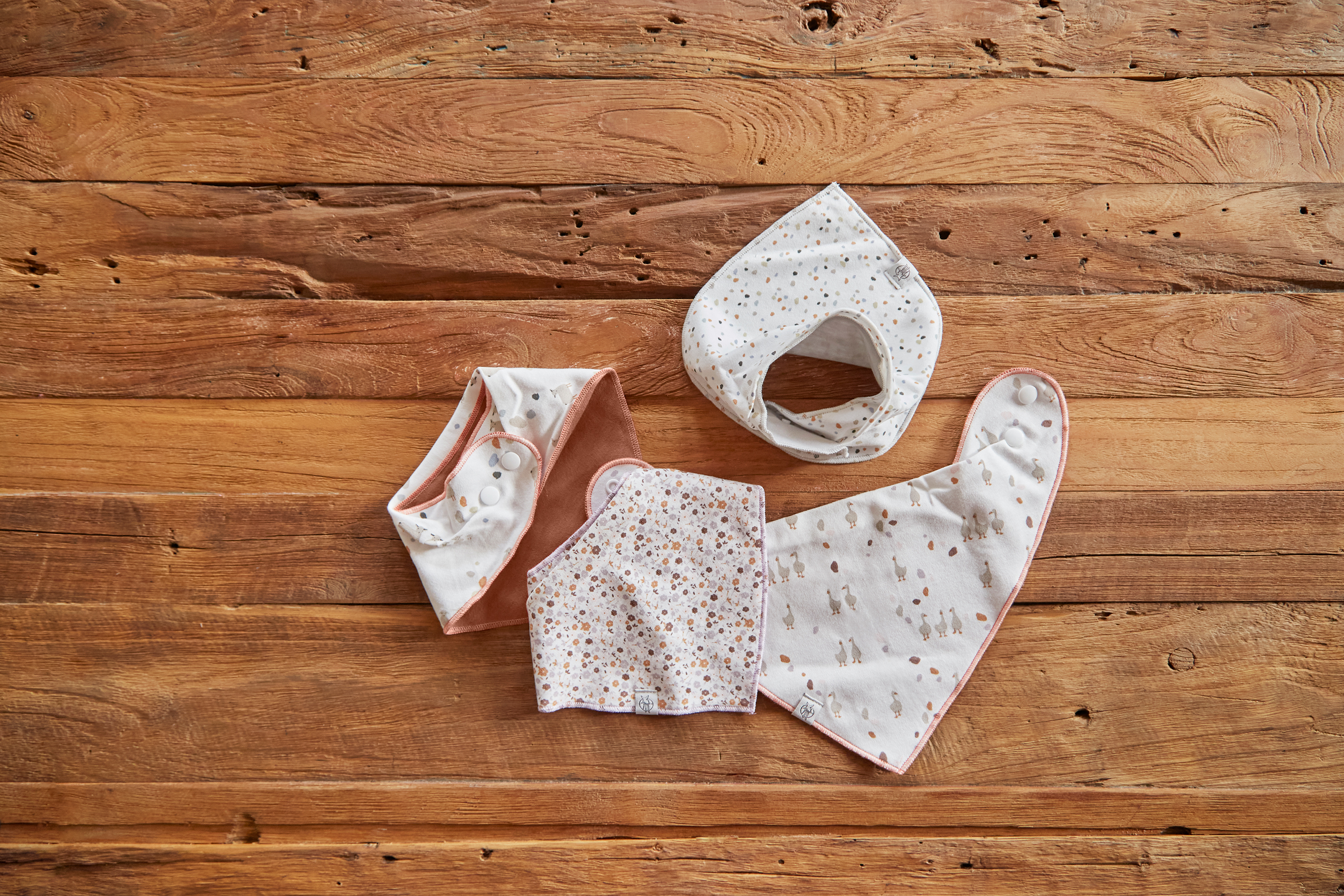 Lässig Bandana/cowl-neck 2 pcs assorted Tiny Farmer Goose lilac - 16