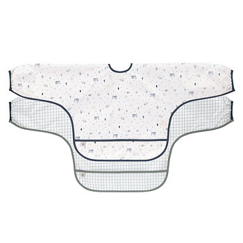 Lässig Long Sleeve Bib 2 pcs assorted Garden Explorer Tractor