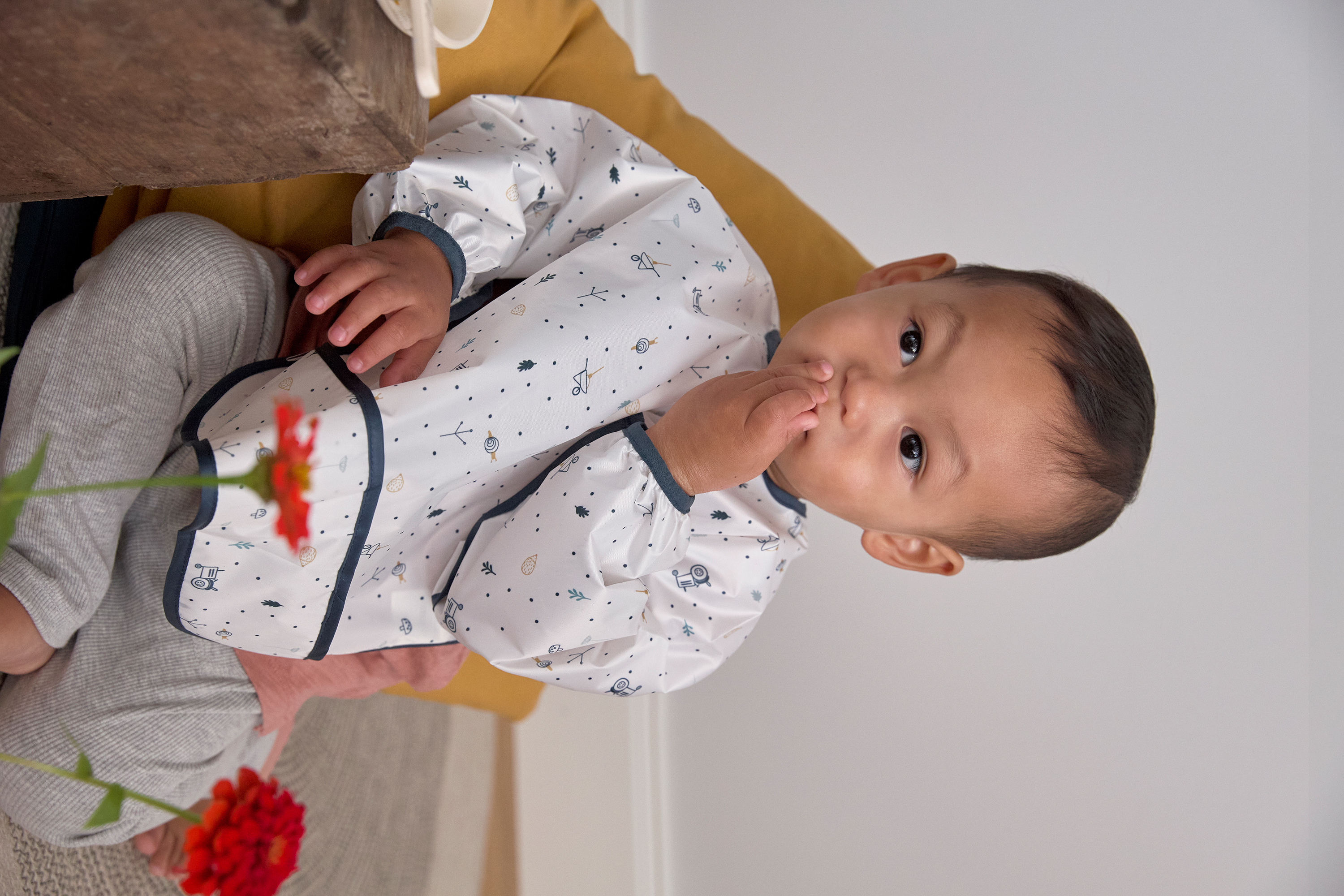Lässig Long Sleeve Bib 2 pcs assorted Garden Explorer Tractor - 3