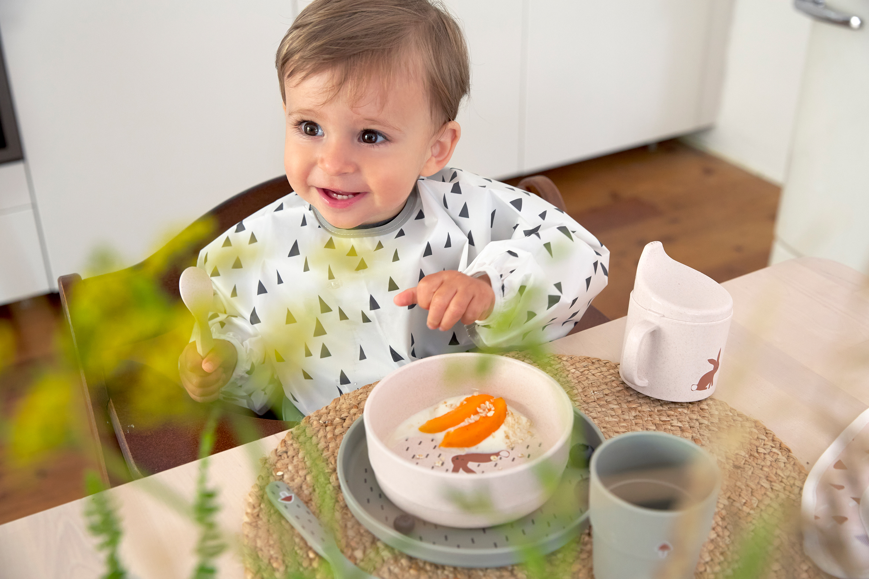 Lässig Long Sleeve Bib 2 pcs ass. Little Forest Fox 6-24 months - 3