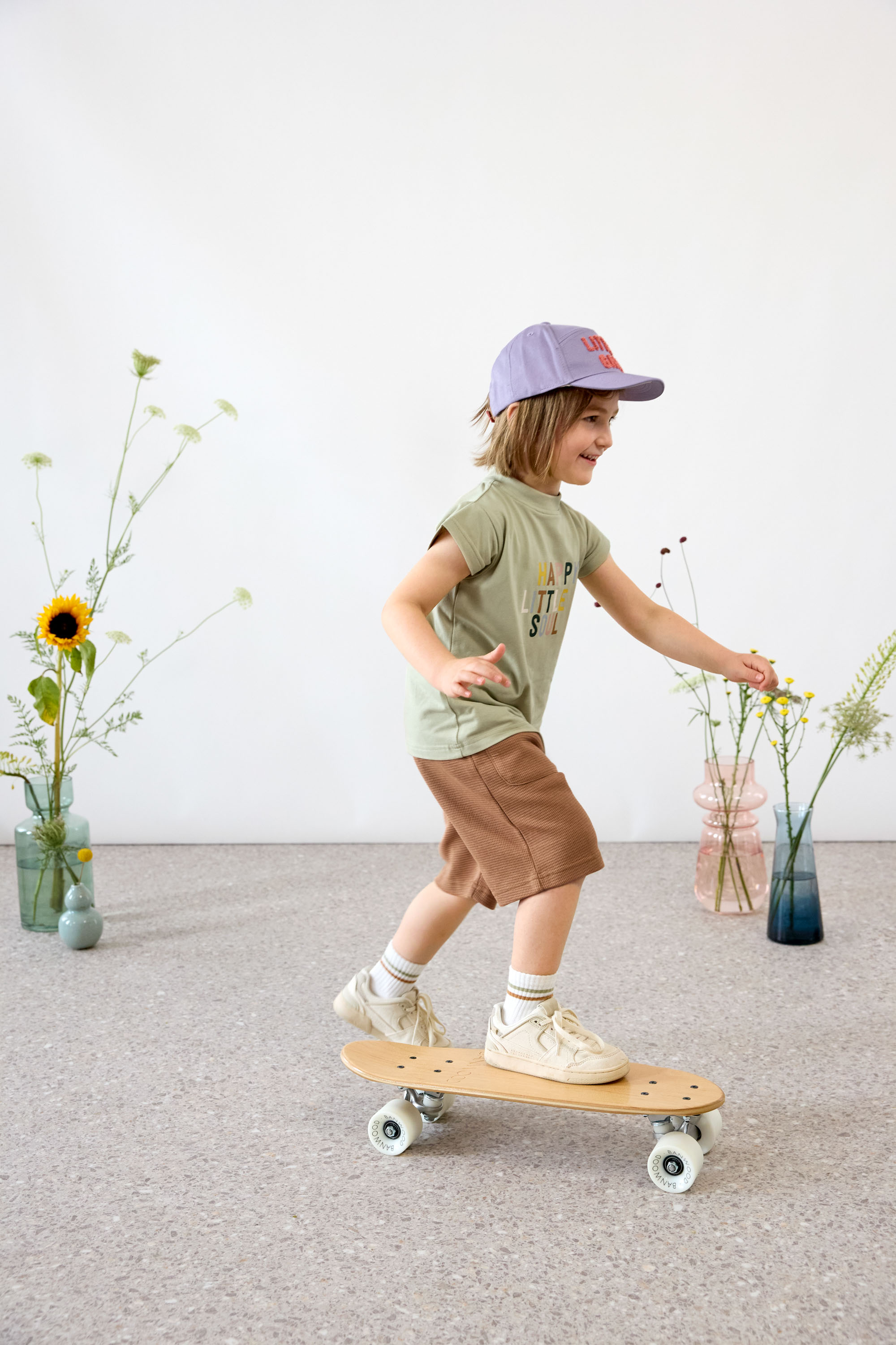 Lässig T-Shirt Jersey GOTS light khaki, 1-2 years - 6