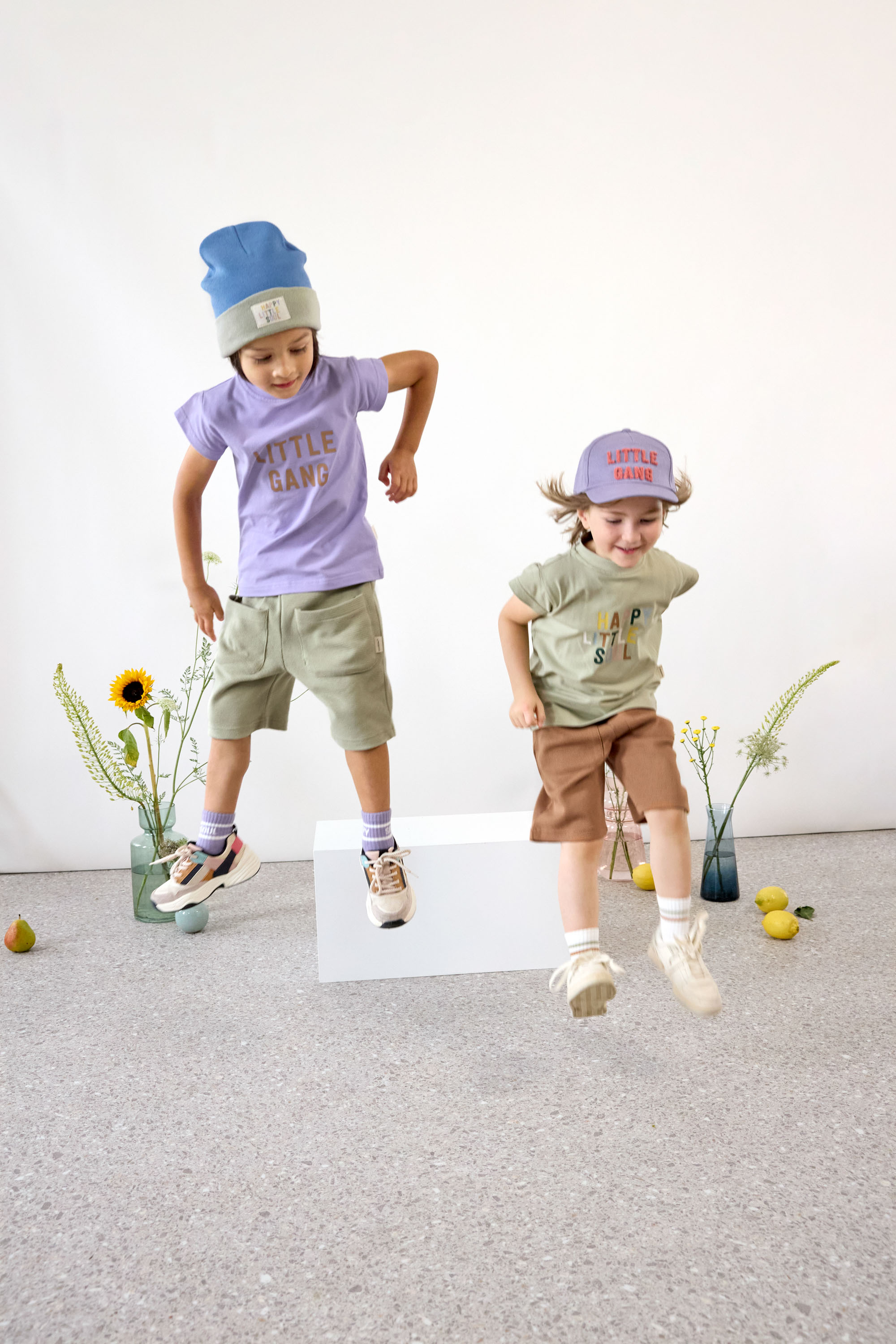 Lässig T-Shirt Jersey GOTS light khaki, 1-2 years - 25
