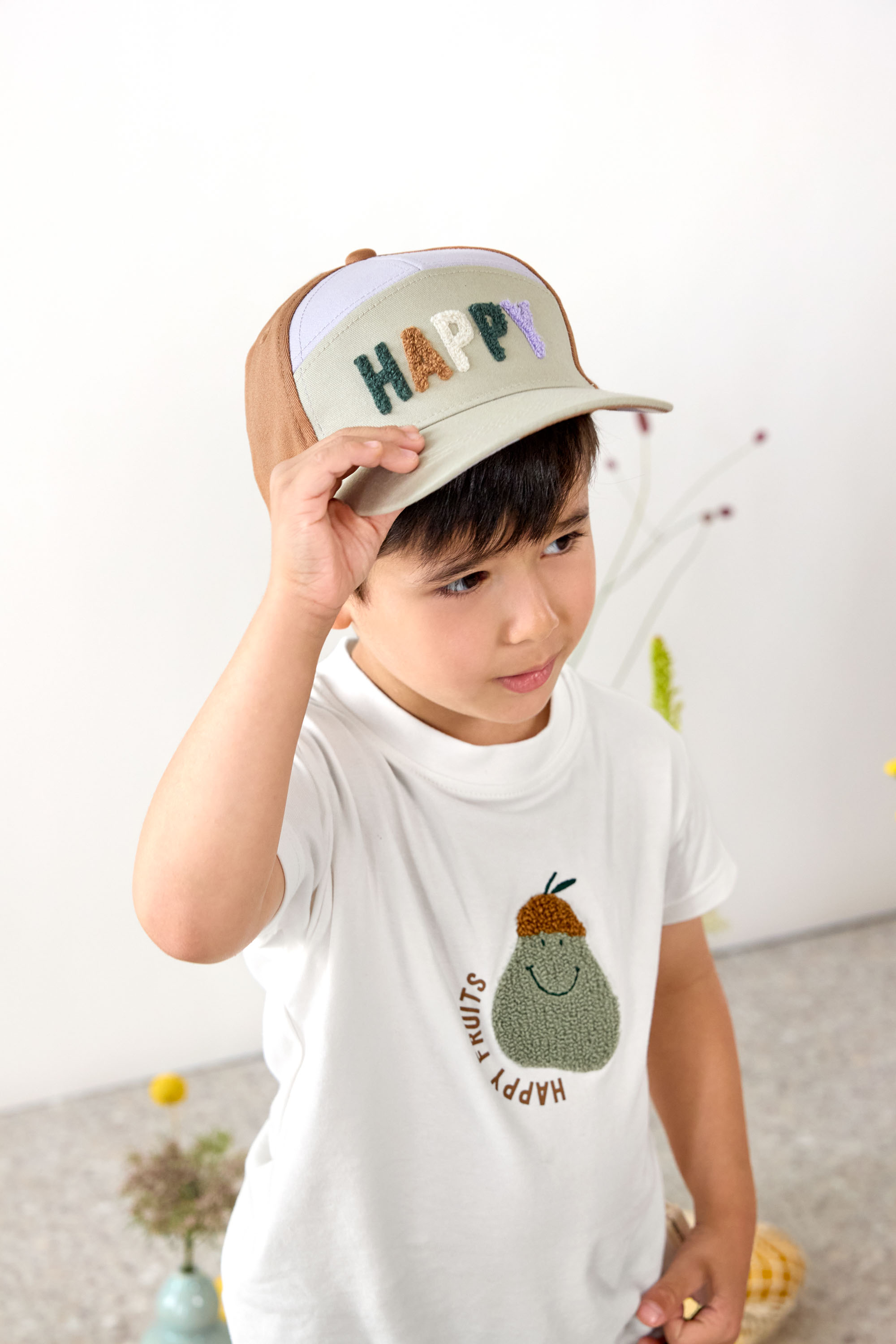 Lässig T-Shirt Jersey GOTS Pear milky, 2-4 years - 4