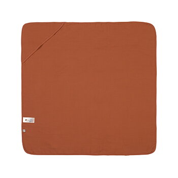 Lässig Muslin Hooded Towel rust