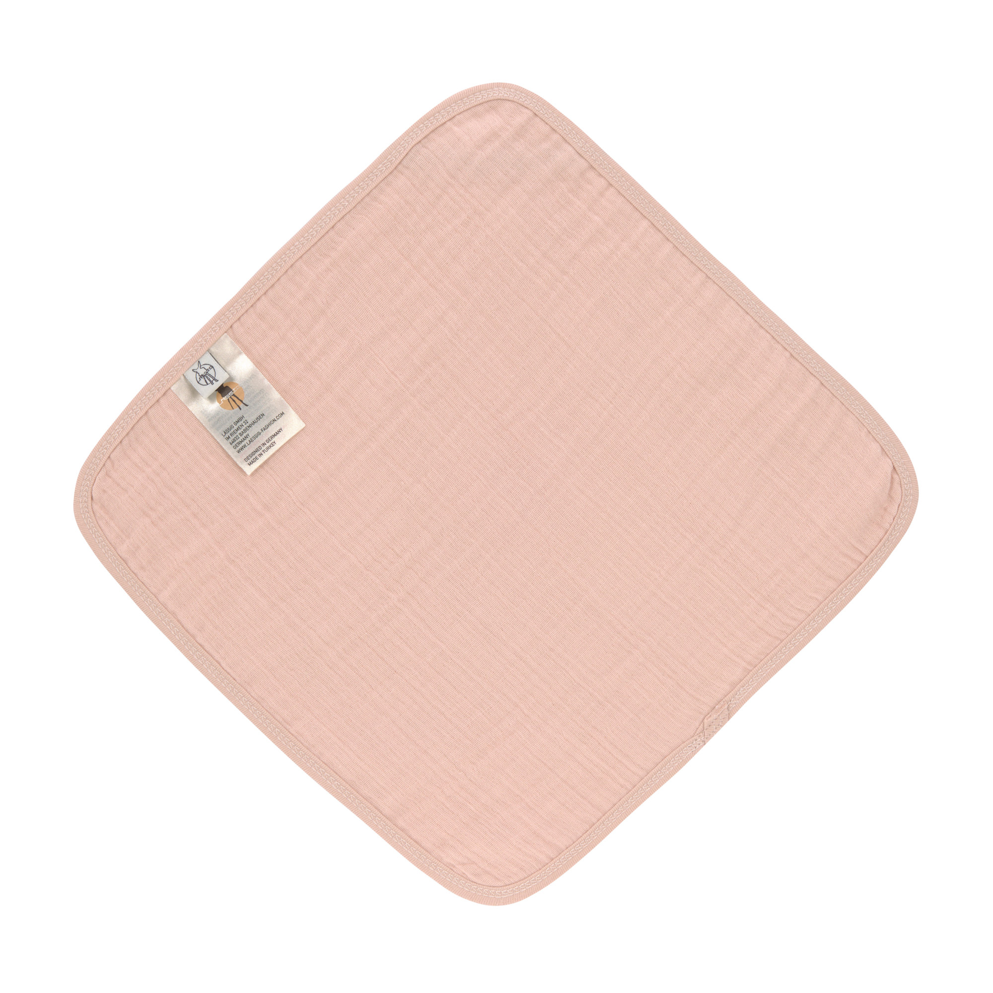 Lässig Muslin Washcloth Set 3 pcs powder pink - 4