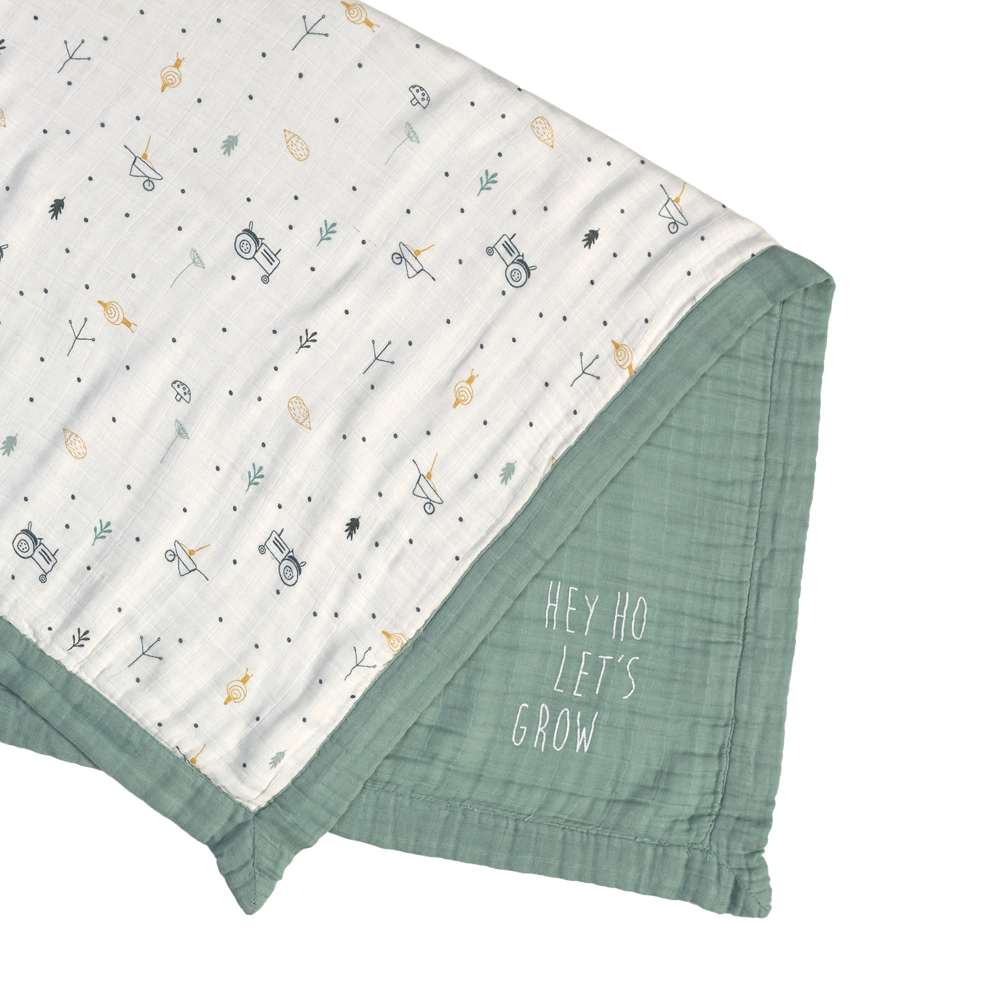 Lässig Heavenly soft Blanket Garden Explorer Tractor 100 x 100 cm - 9