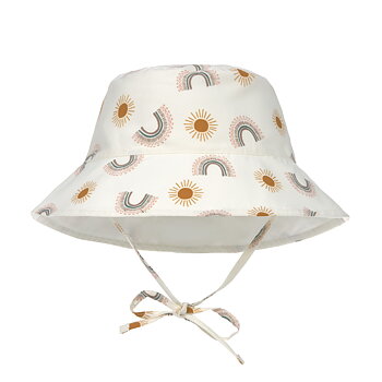 Lässig LSF Sun Protection Bucket Hat Rainbow nature, 19-36 months, Size: 50/51 50/51