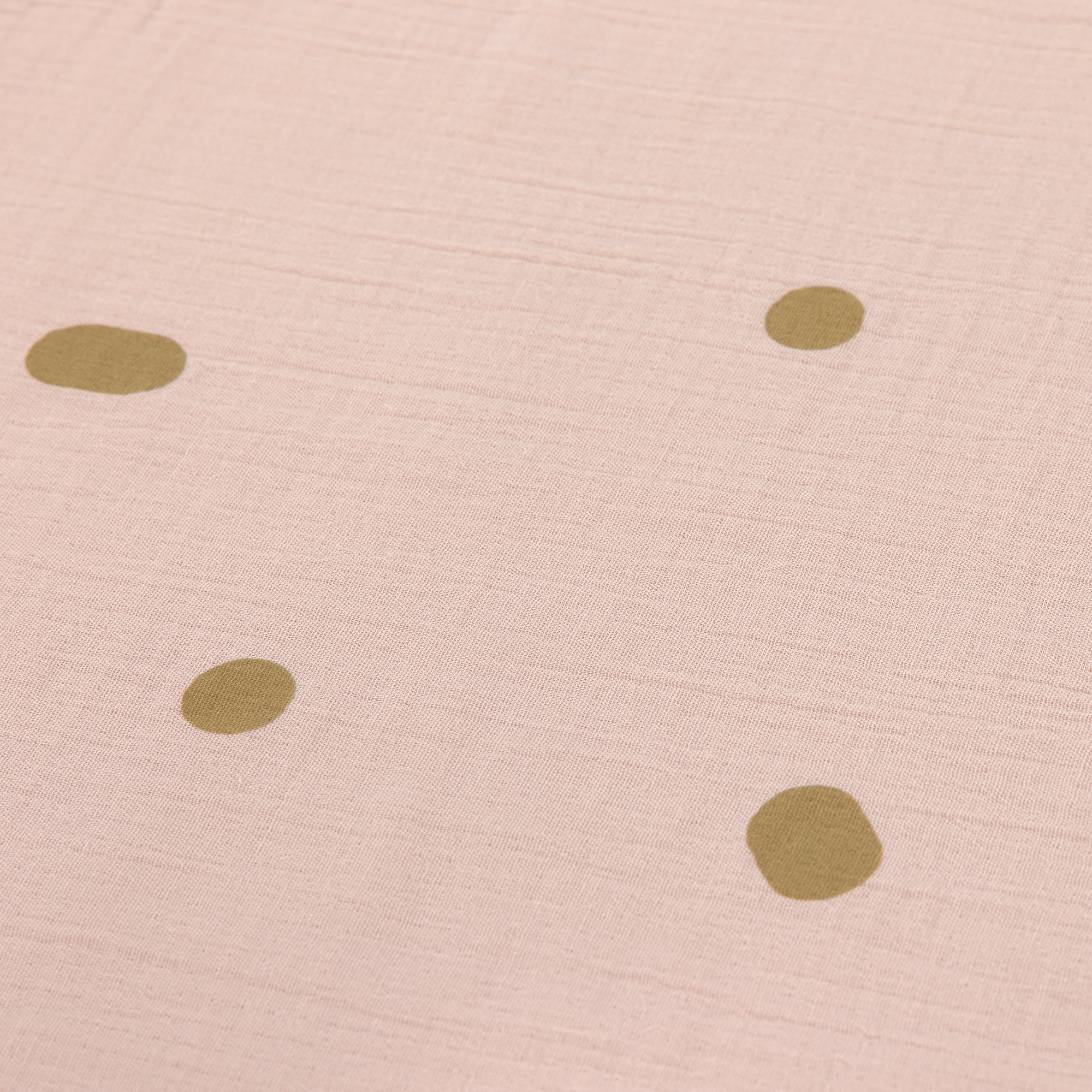 Lässig Muslin Blanket GOTS Dots powder pink 75 x 100 cm - 3