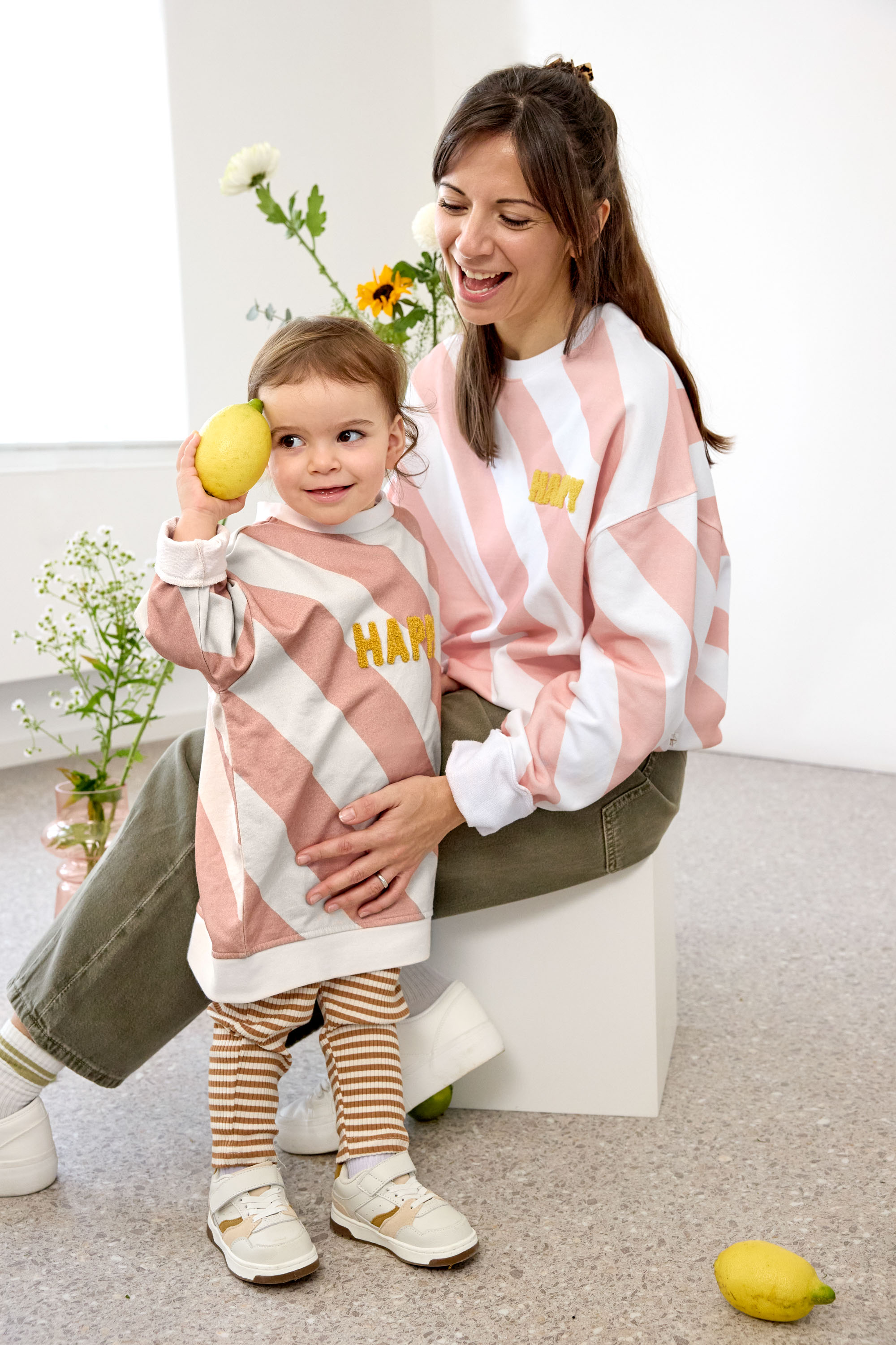 Lässig Leggings Ribbed Pear caramel, 1-2 years