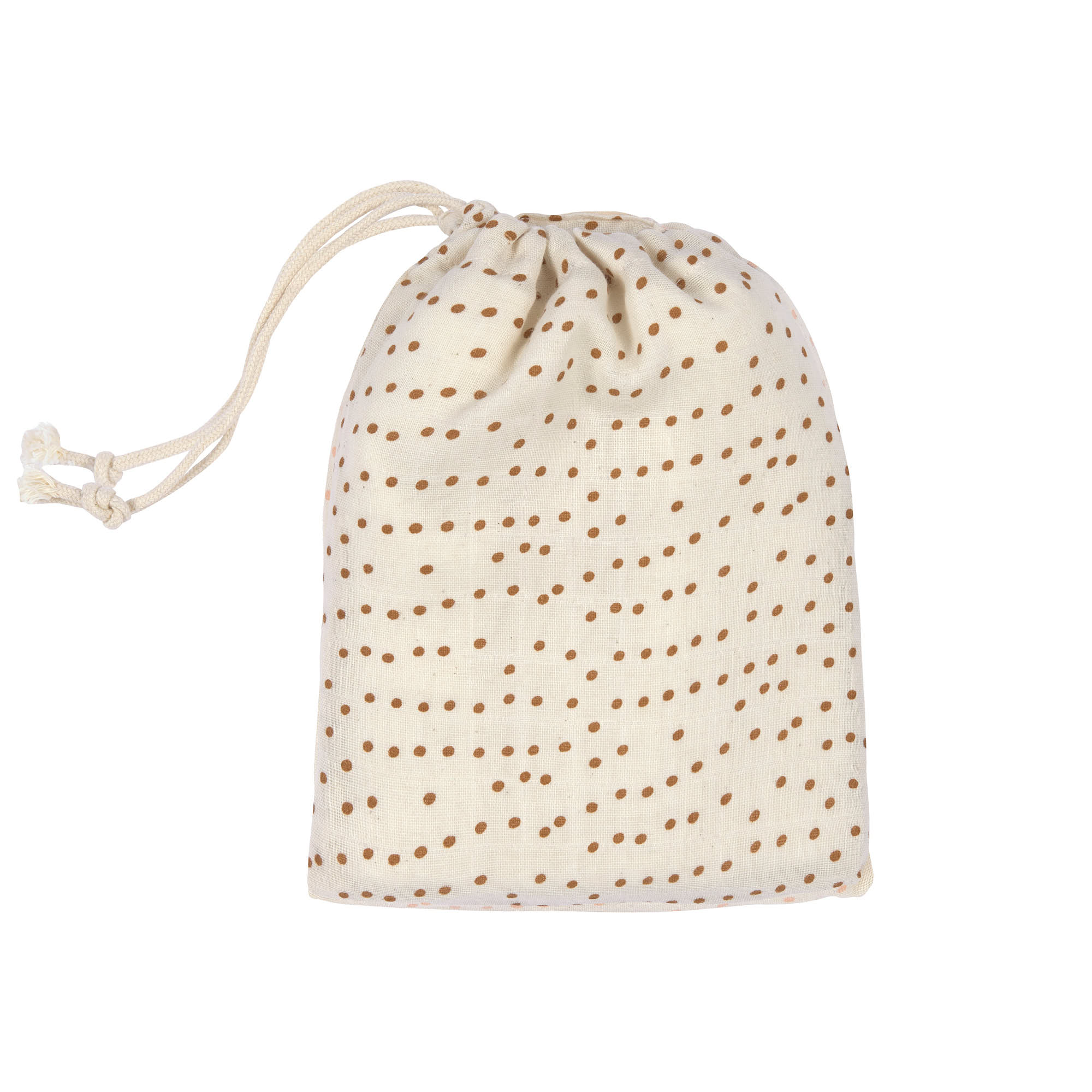 Lässig Swaddle & Burp Blanket L 2 pcs caramel, 80 x 80 cm (organic in conversion) - 3