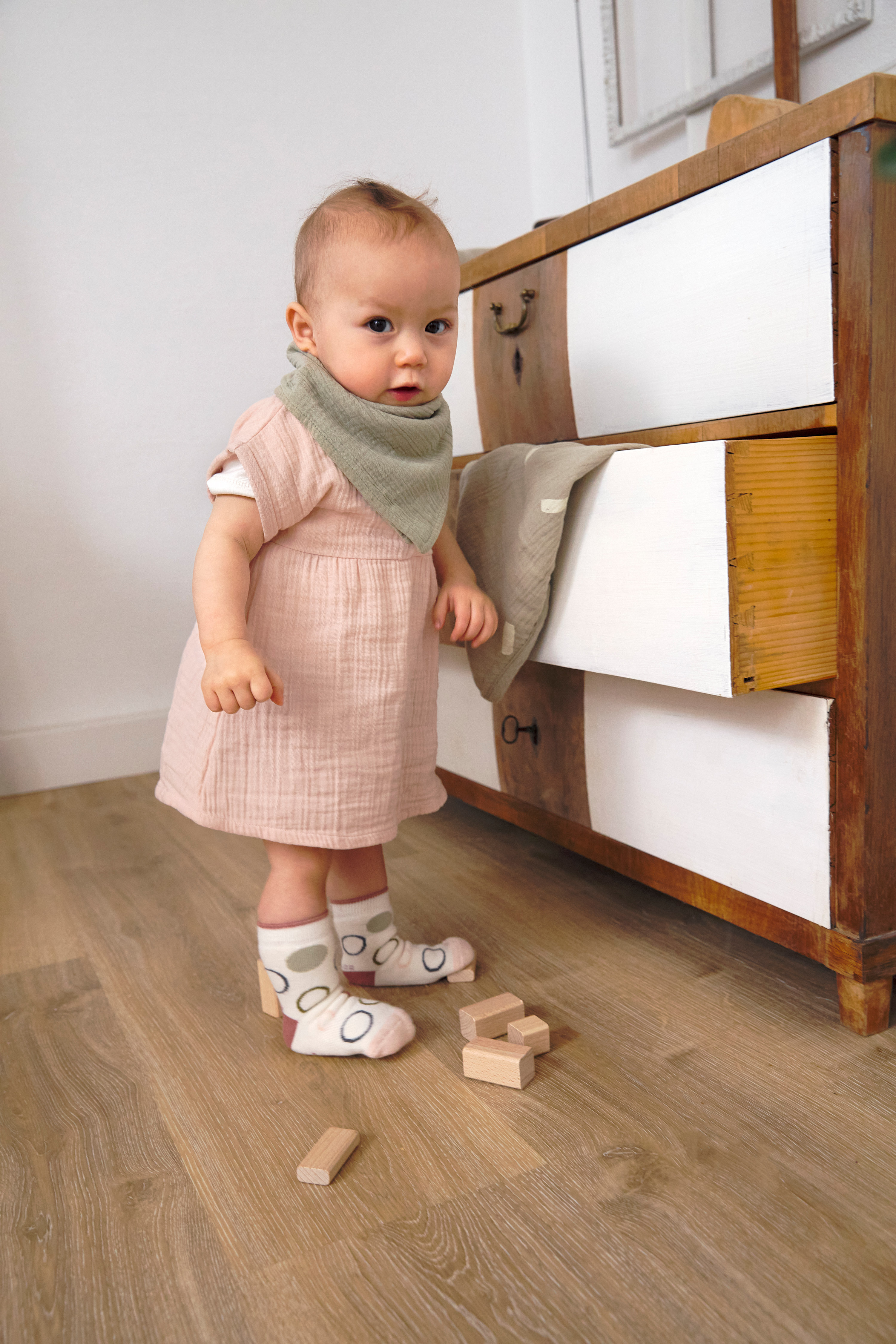 Lässig Muslin Bandana GOTS olive - 2