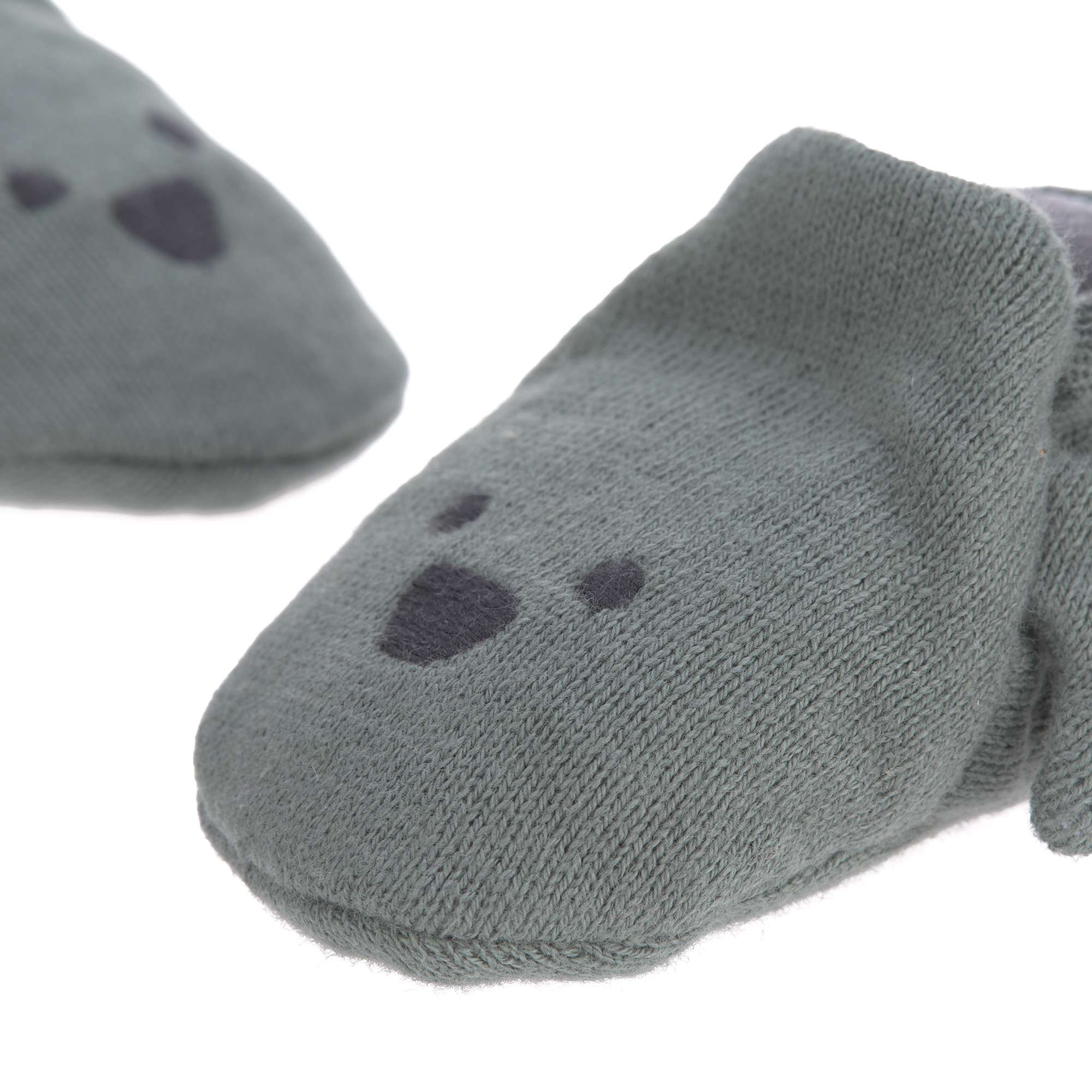 Lässig Baby Shoes GOTS Little Chums Dog One Size, 0-6 months, in cotton bag - 8