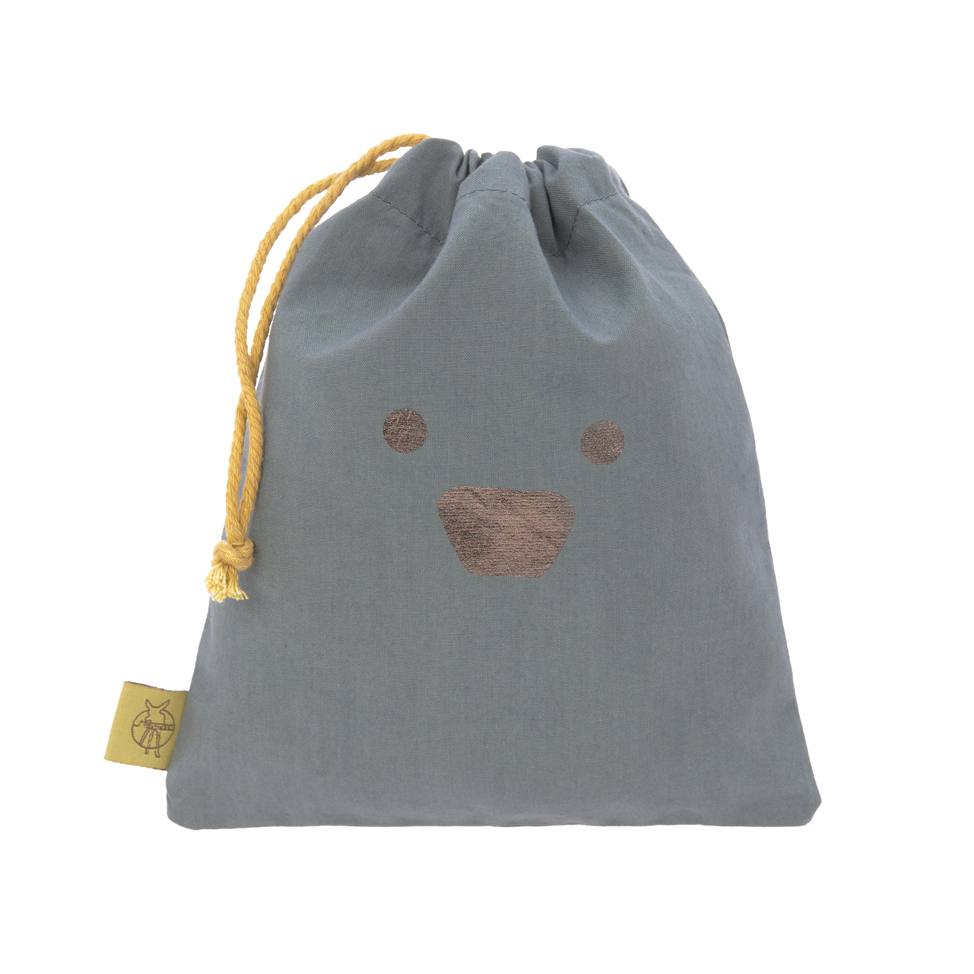Lässig Baby Shoes GOTS Little Chums Dog One Size, 0-6 months, in cotton bag - 10