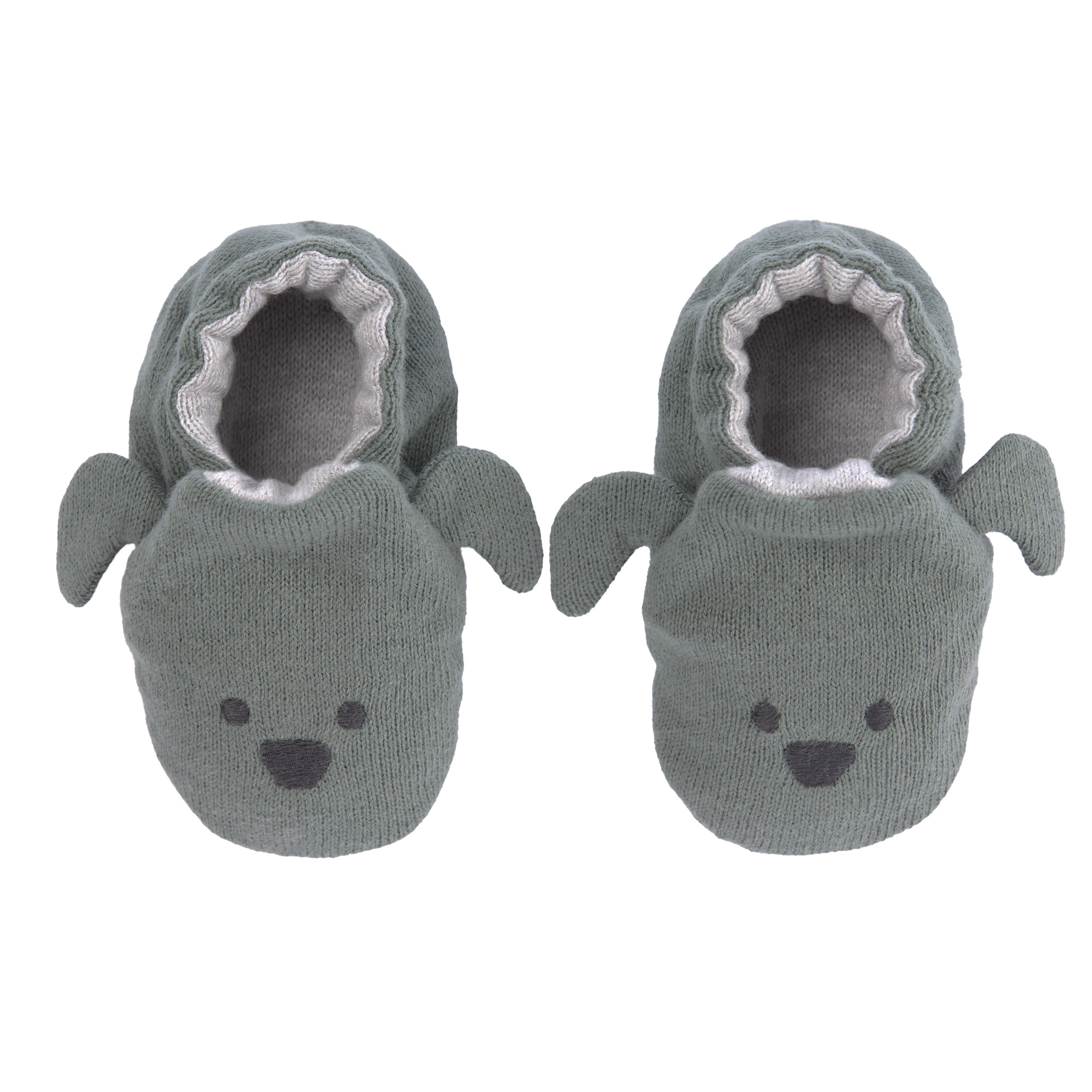 Lässig Baby Shoes GOTS Little Chums Dog One Size, 0-6 months, in cotton bag - 7