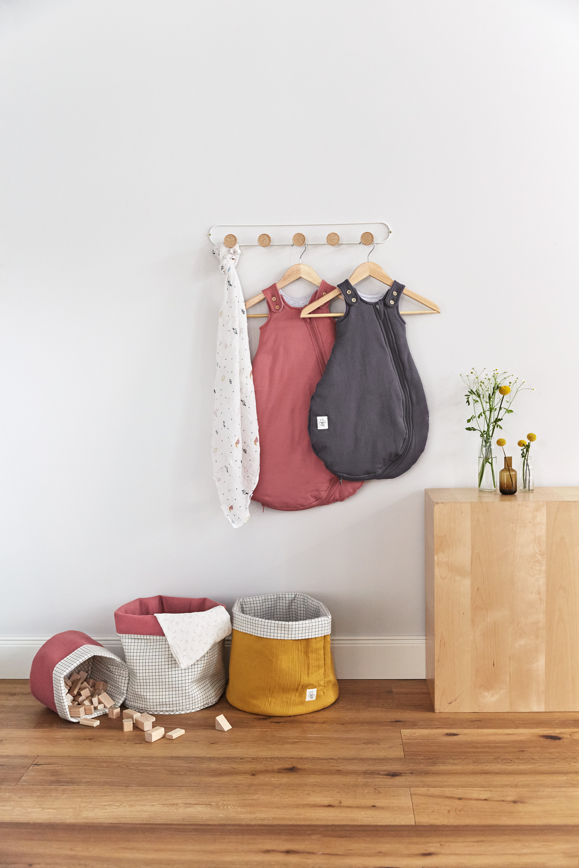 Lässig Storage Basket Set 3 pcs Muslin mustard - 7