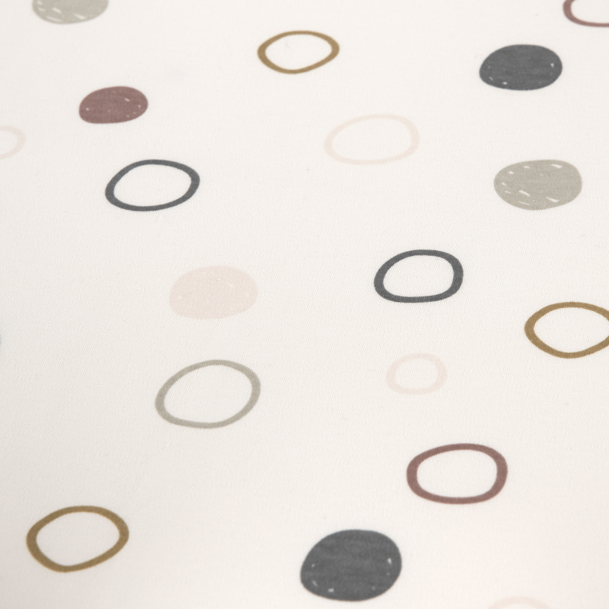 Lässig Interlock Blanket GOTS Circles offwhite 80 x 80 cm - 4